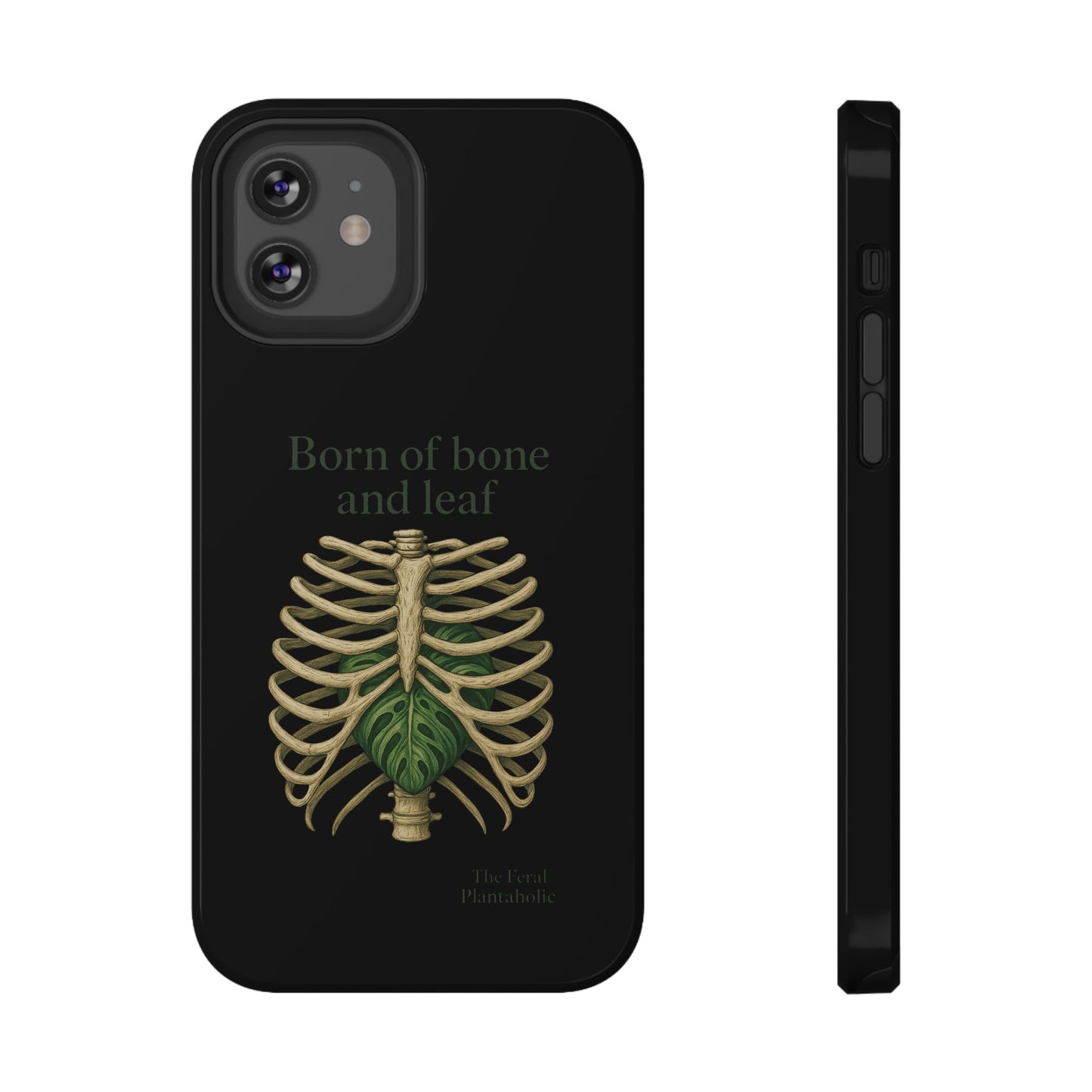 Born of Bone and Leaf Phone Case — Impact-Resistant iPhone Cover