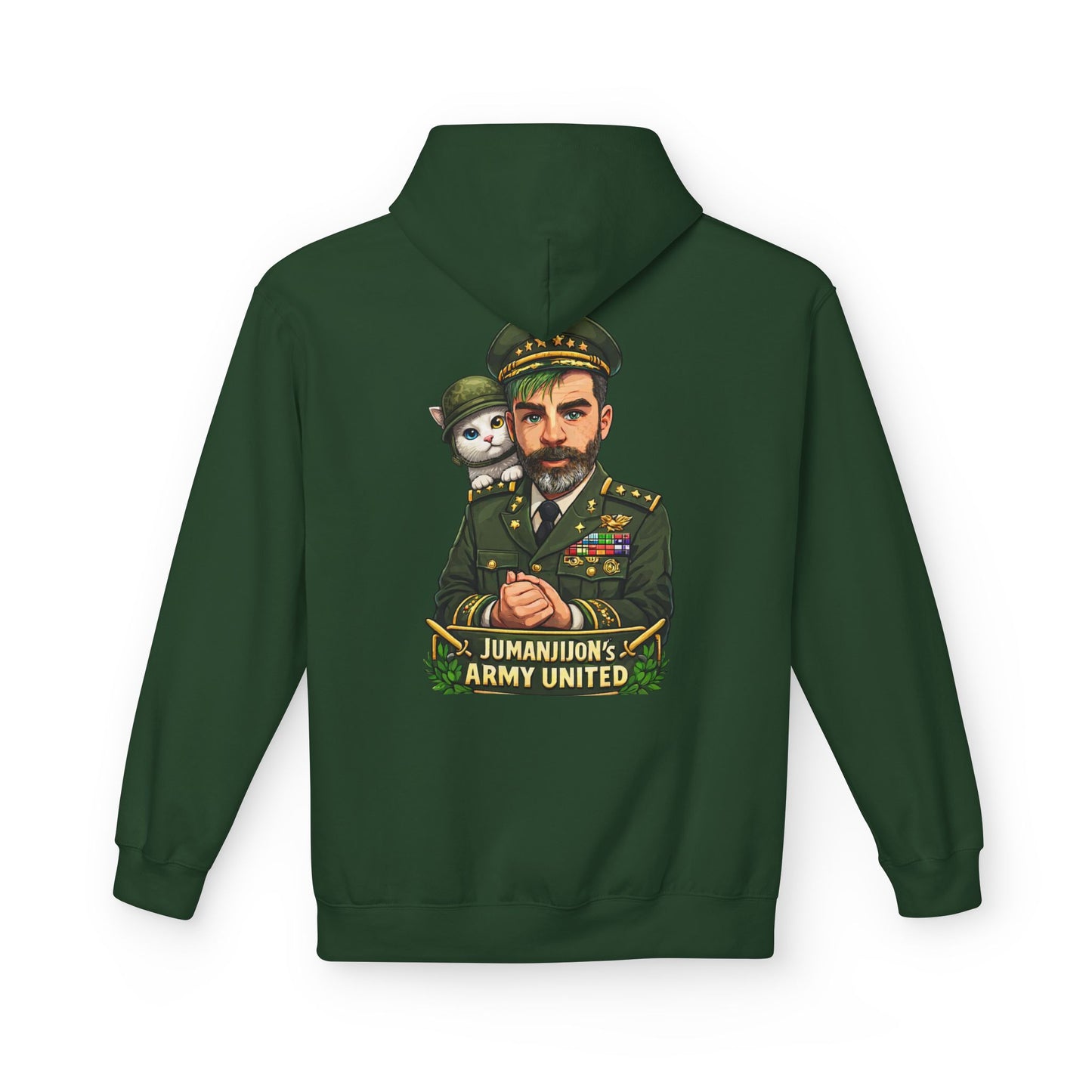 JUMANGIJON ARMY Hoodie — Jumanjiun’s Army United Graphic Hoodie (White)