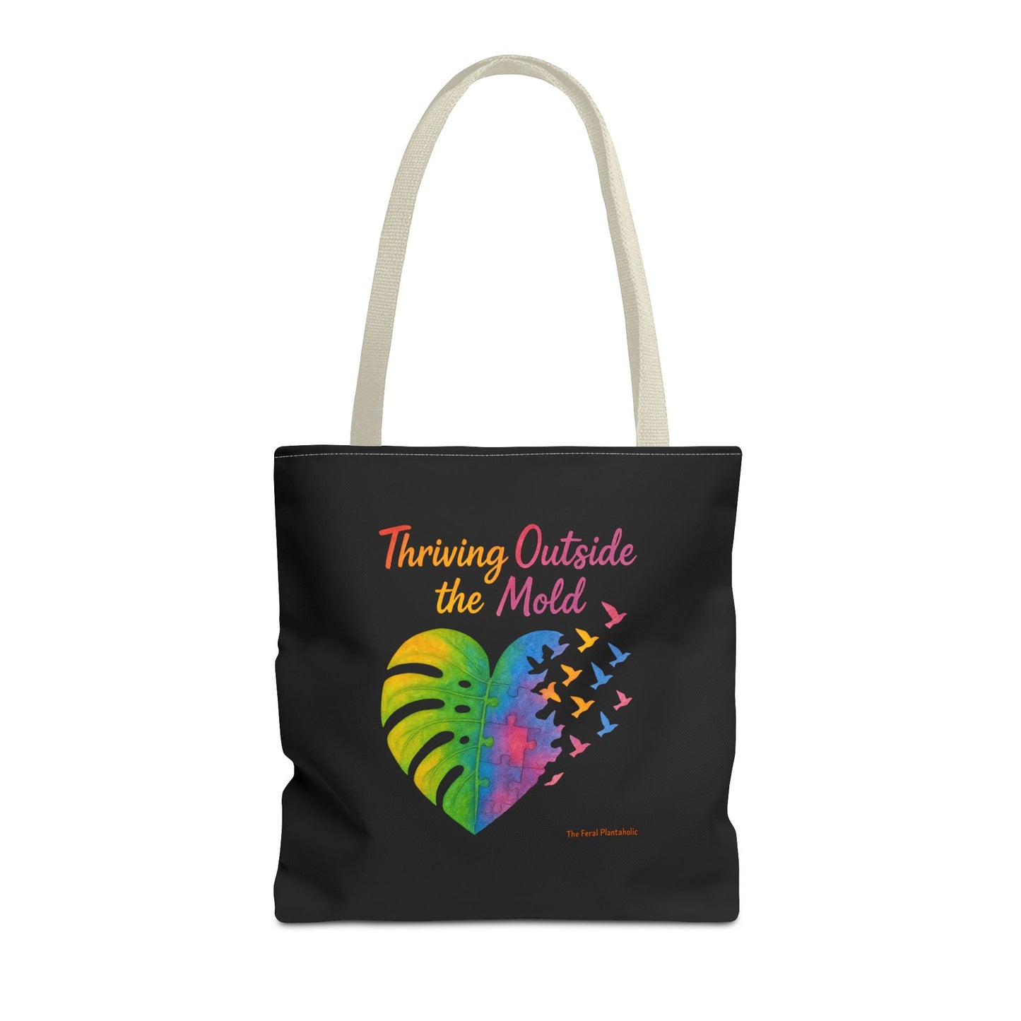 Vibrant Motivational Tote Bag | Thriving Outside the Mold | Eco-Friendly Bag, Inspirational Gift, Beach Tote, Everyday Carryall