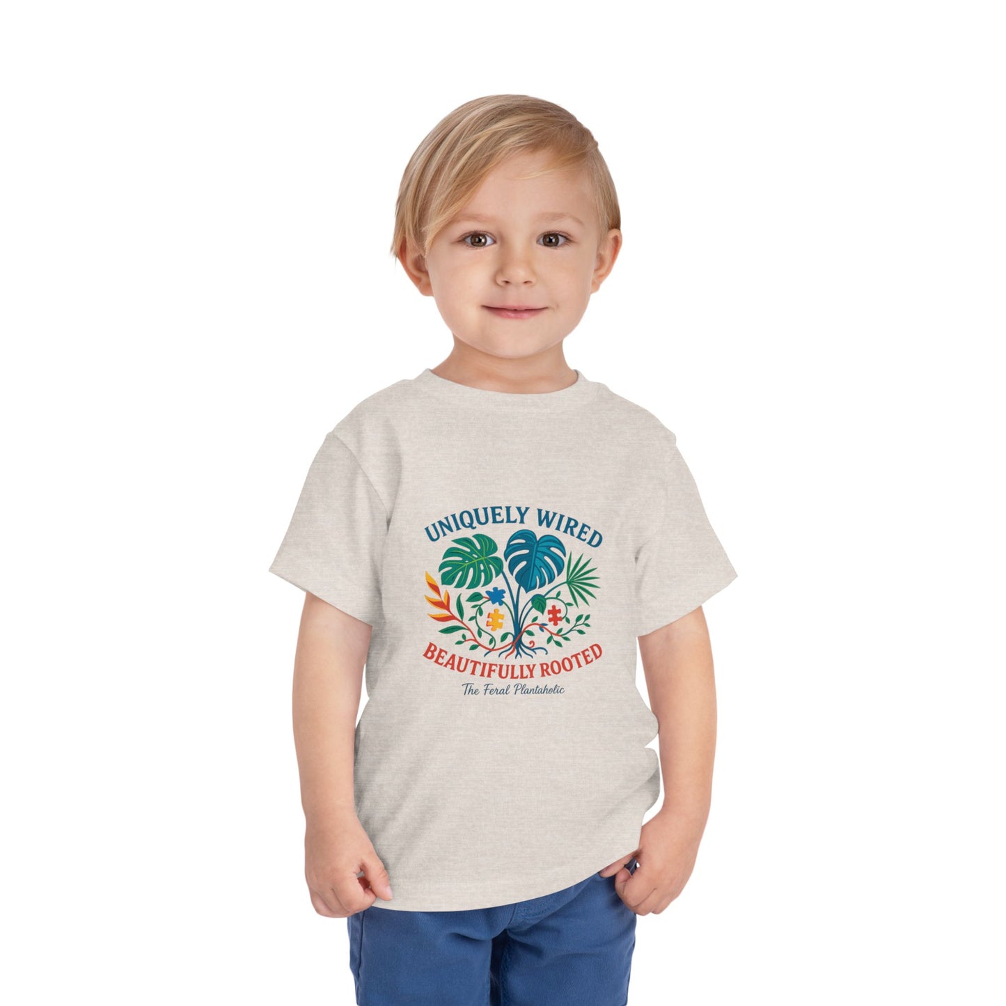 Tropical Vibes Toddler Tee - Uniquely Wired, Beautifully Rooted