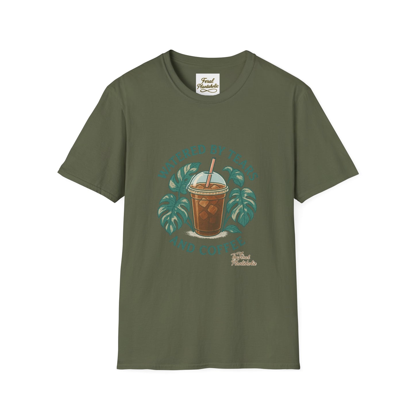 Watered by Tears and Coffee Unisex T-Shirt, Humorous Coffee Lover Shirt, Gift for Coffee Enthusiasts, Casual Wear, Perfect for [...]