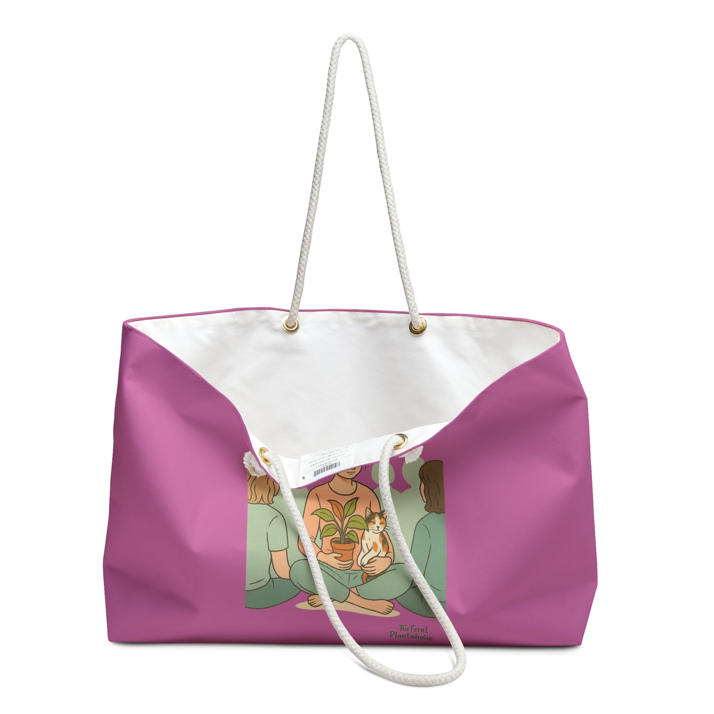 Stylish Plant Lover Weekender Bag - Perfect for Travel, Gifts, Gardening, Plant Enthusiasts, Eco-Friendly Decor
