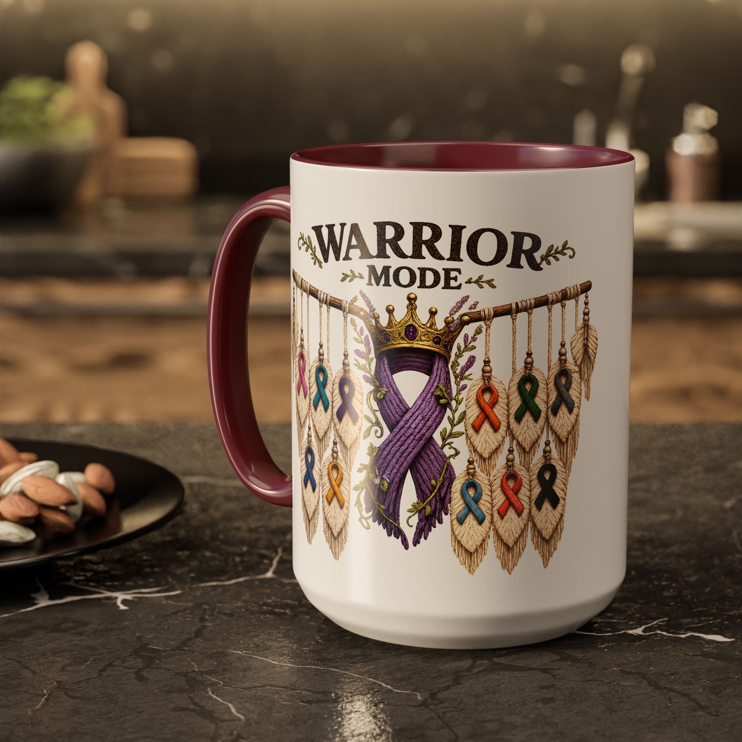 Cancer Awareness Dreamcatcher Coffee Mug (11oz, 15oz)