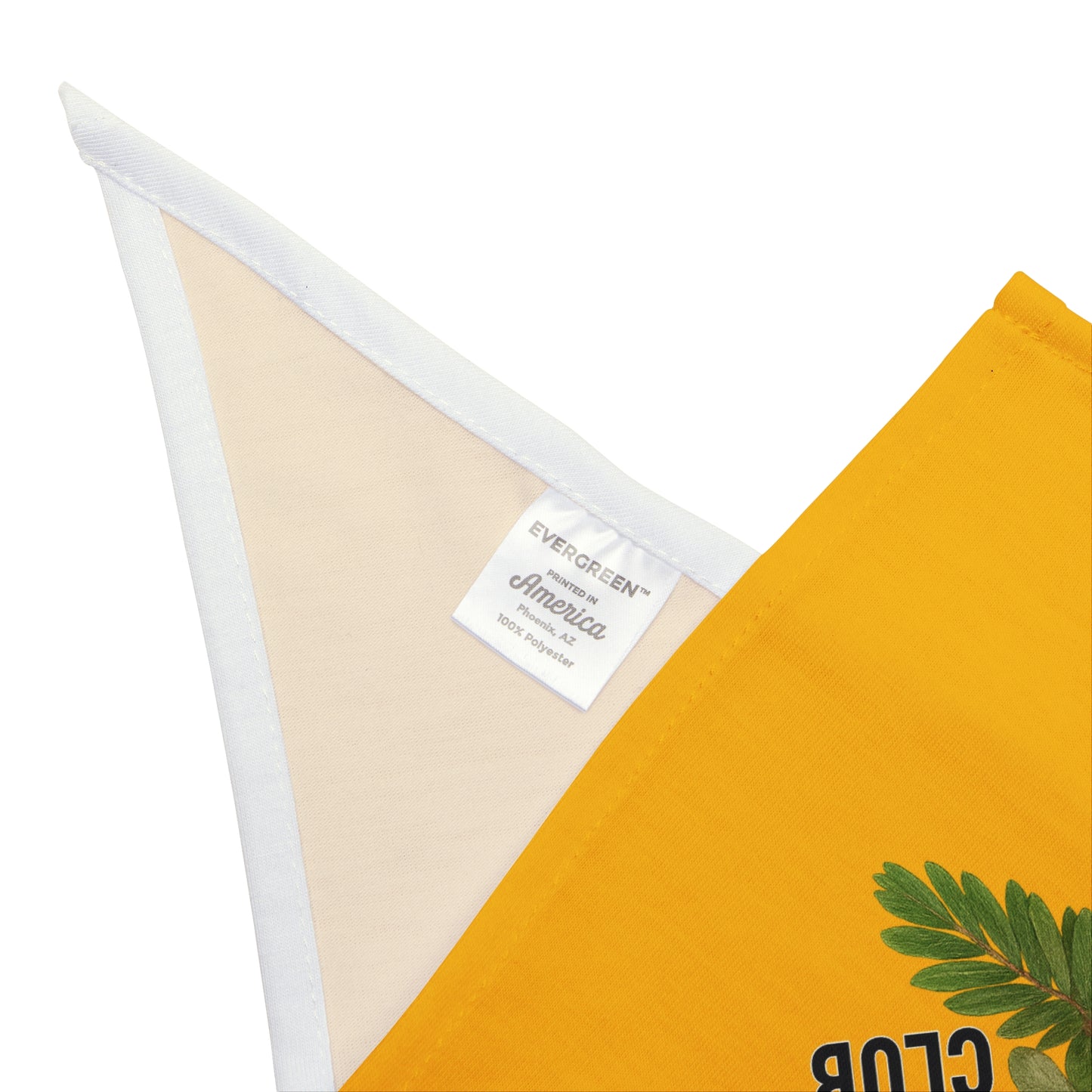 Pet Bandana — "The Antisocial Plant Club" Floral Dog & Cat Bandana, Yellow