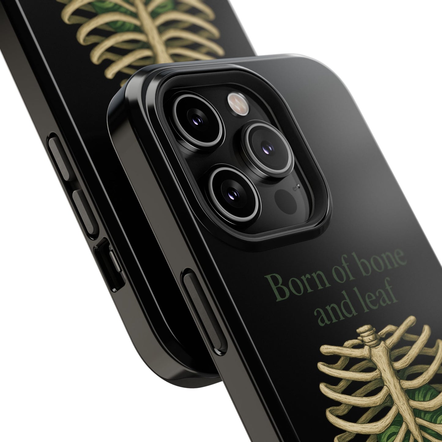 Born of Bone and Leaf Phone Case — Impact-Resistant iPhone Cover