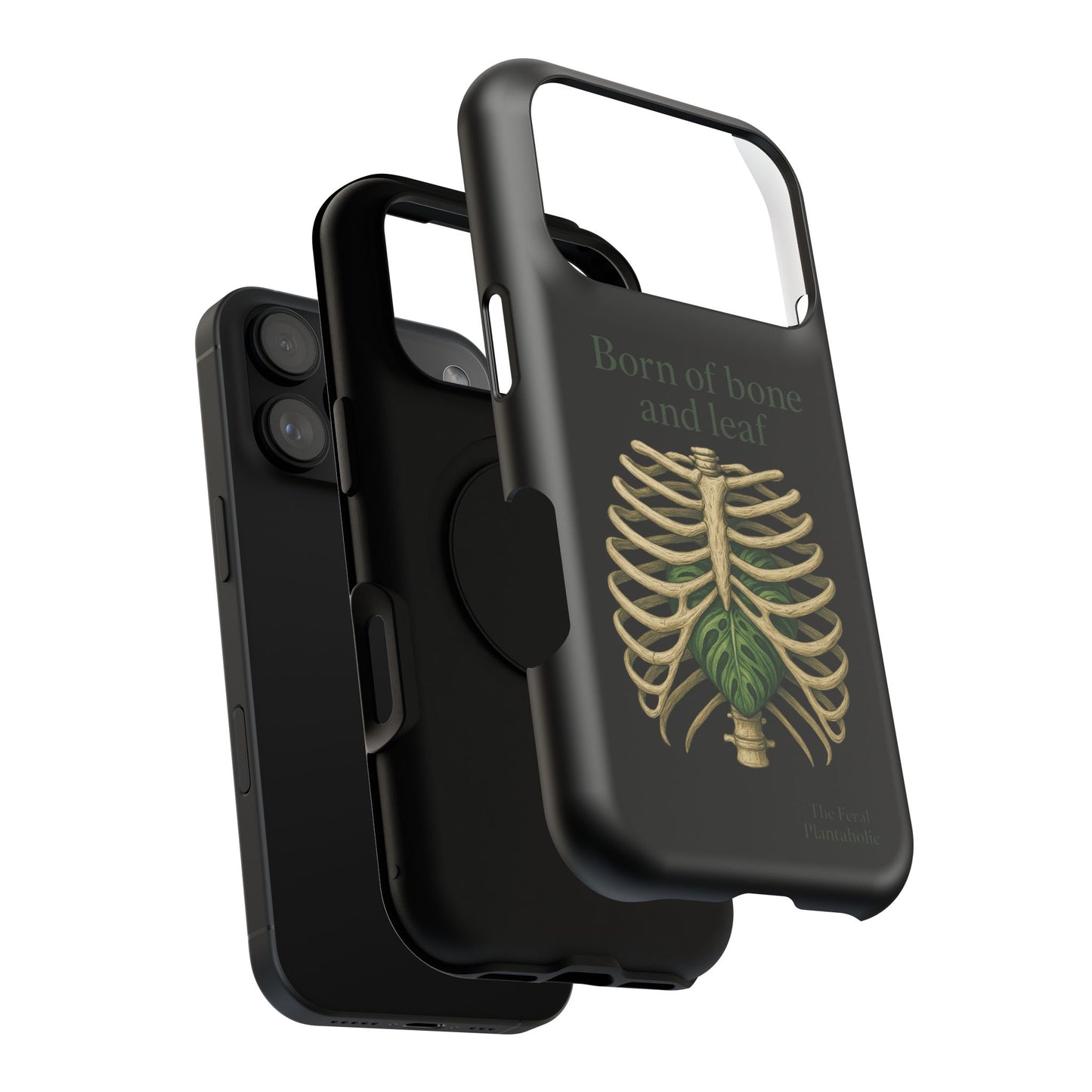 Born of Bone and Leaf Phone Case — Impact-Resistant iPhone Cover
