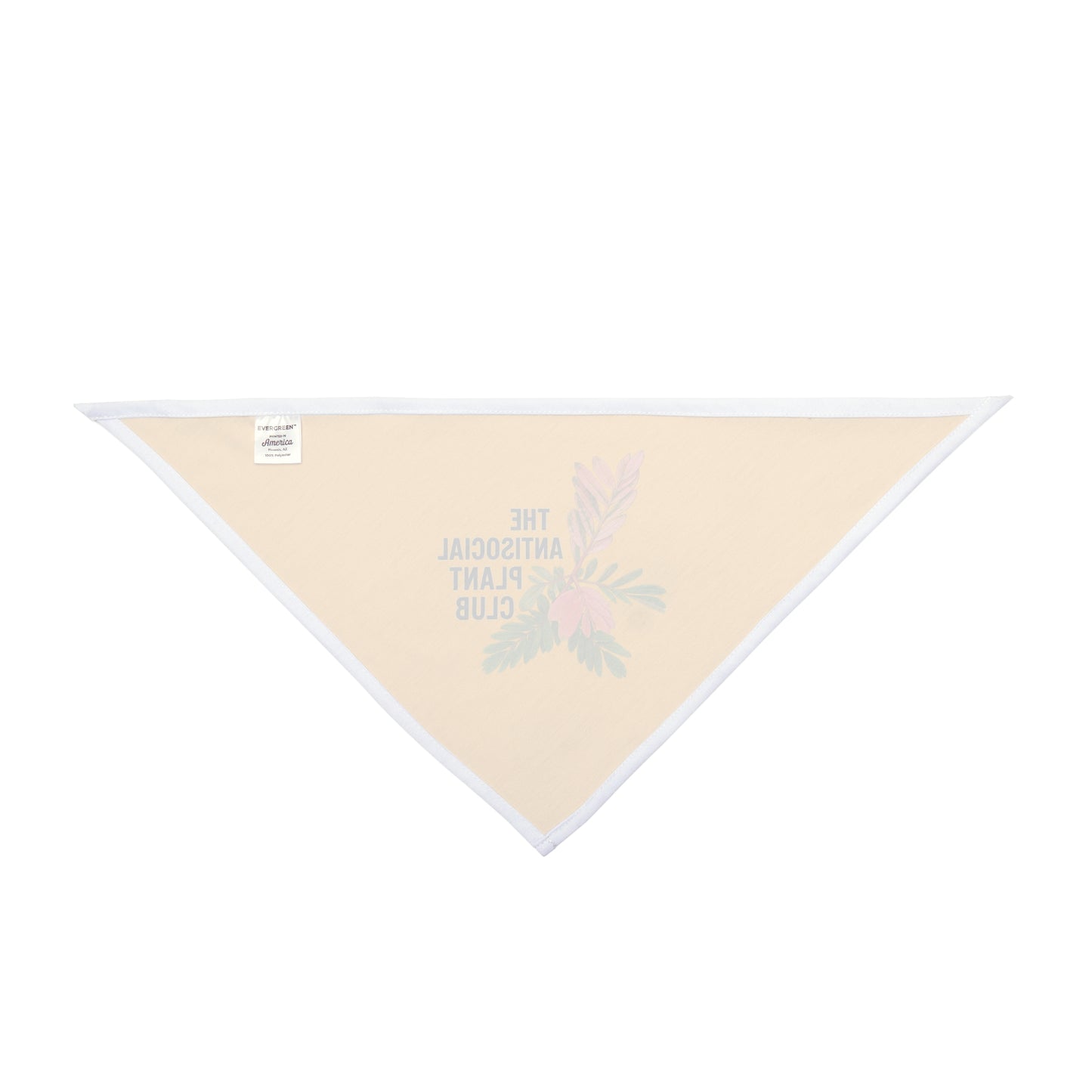 Pet Bandana — "The Antisocial Plant Club" Floral Dog & Cat Bandana, Yellow