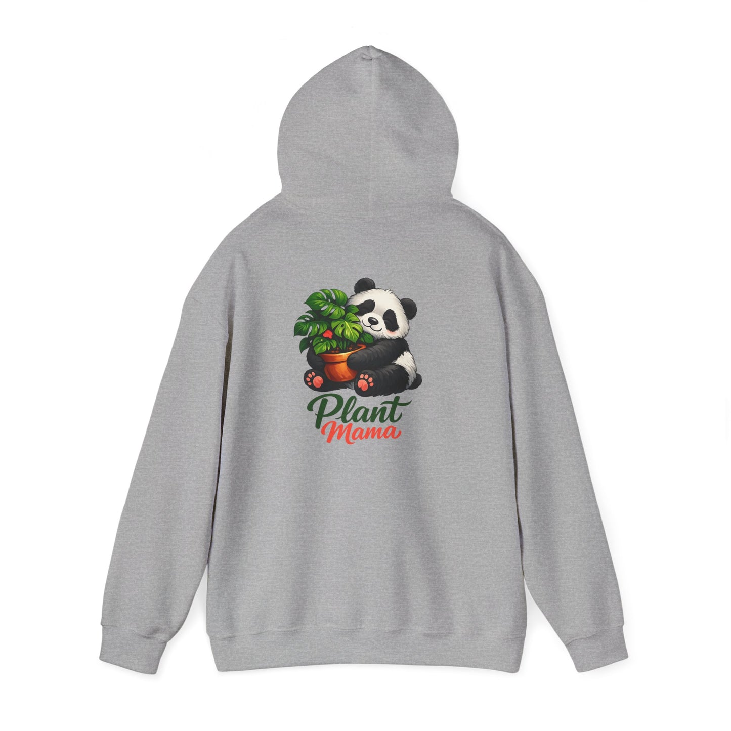 Plant Mama Hoodie — Cute Panda Holding Houseplant Sweatshirt