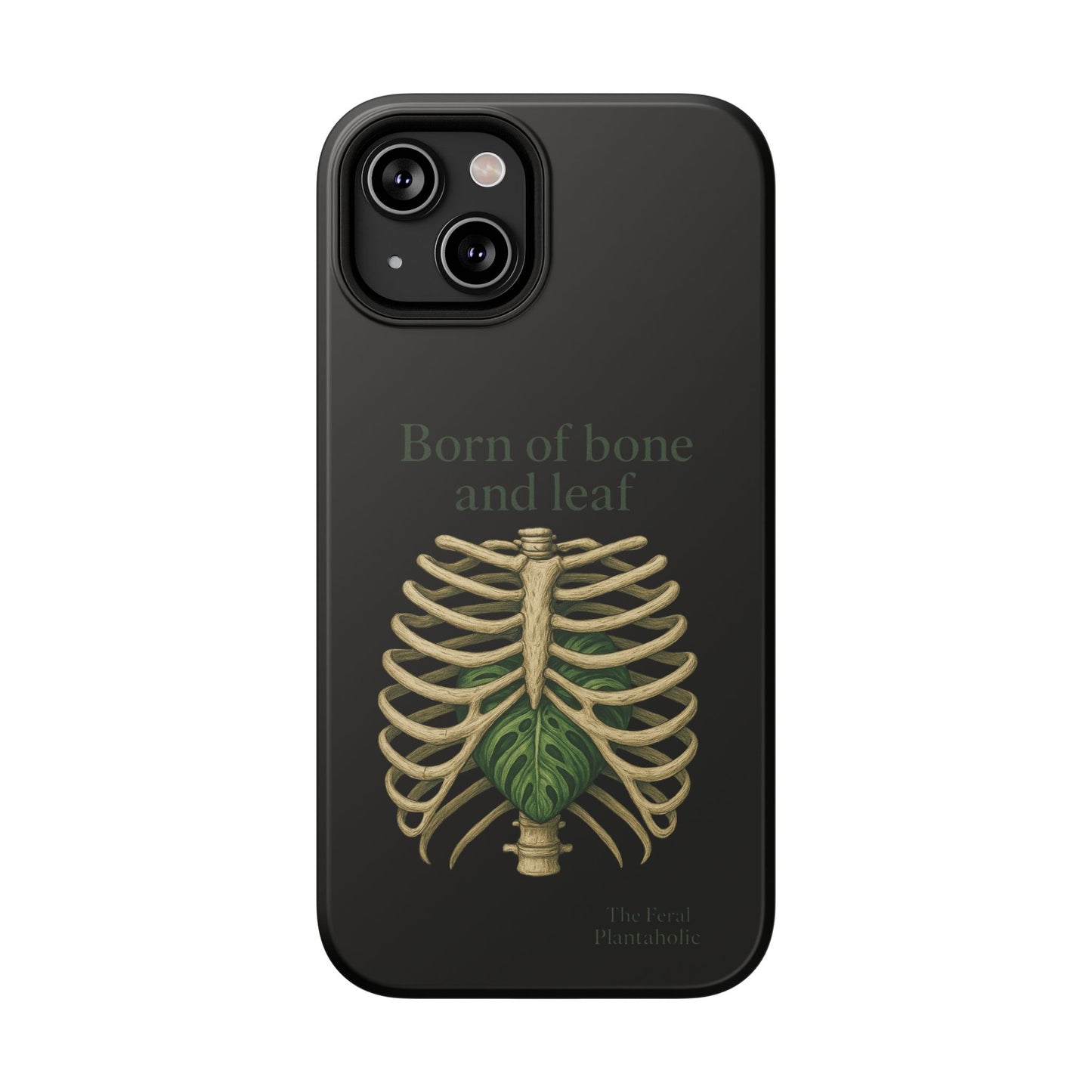 Born of Bone and Leaf Phone Case — Impact-Resistant iPhone Cover