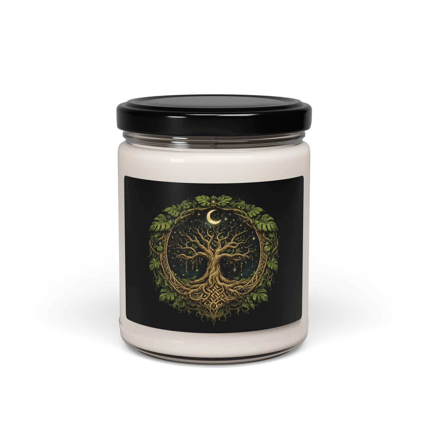 9oz Soy Candle — Moonlit Tree of Life Scented Jar