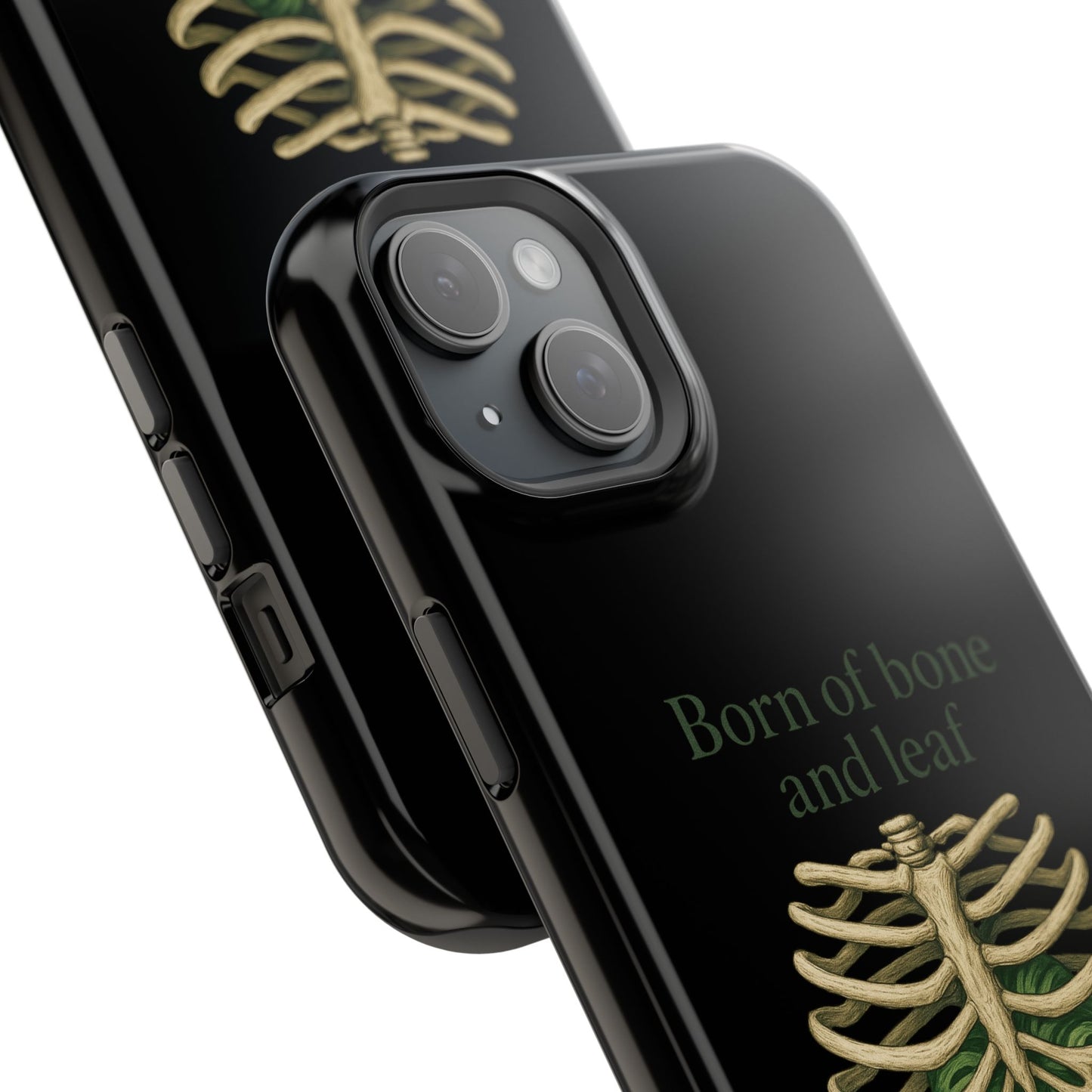 Born of Bone and Leaf Phone Case — Impact-Resistant iPhone Cover