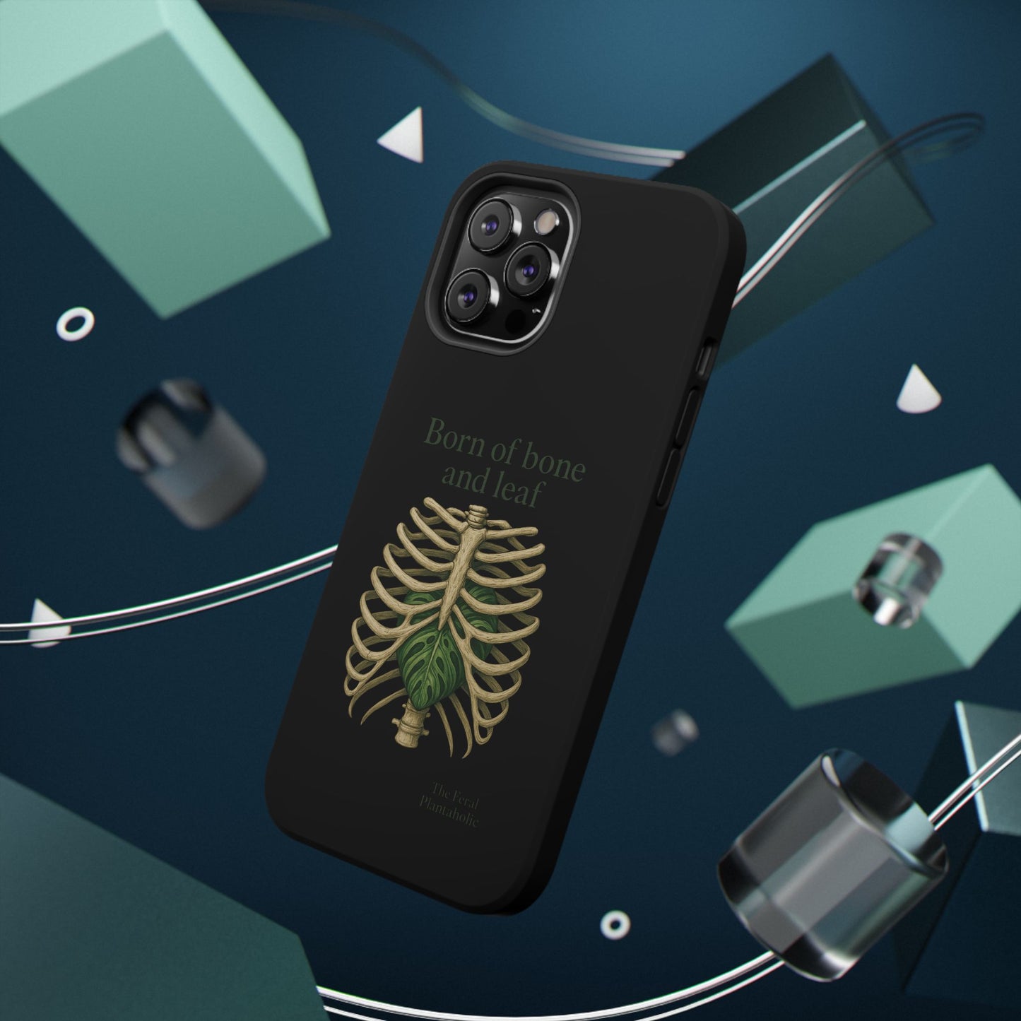 Born of Bone and Leaf Phone Case — Impact-Resistant iPhone Cover