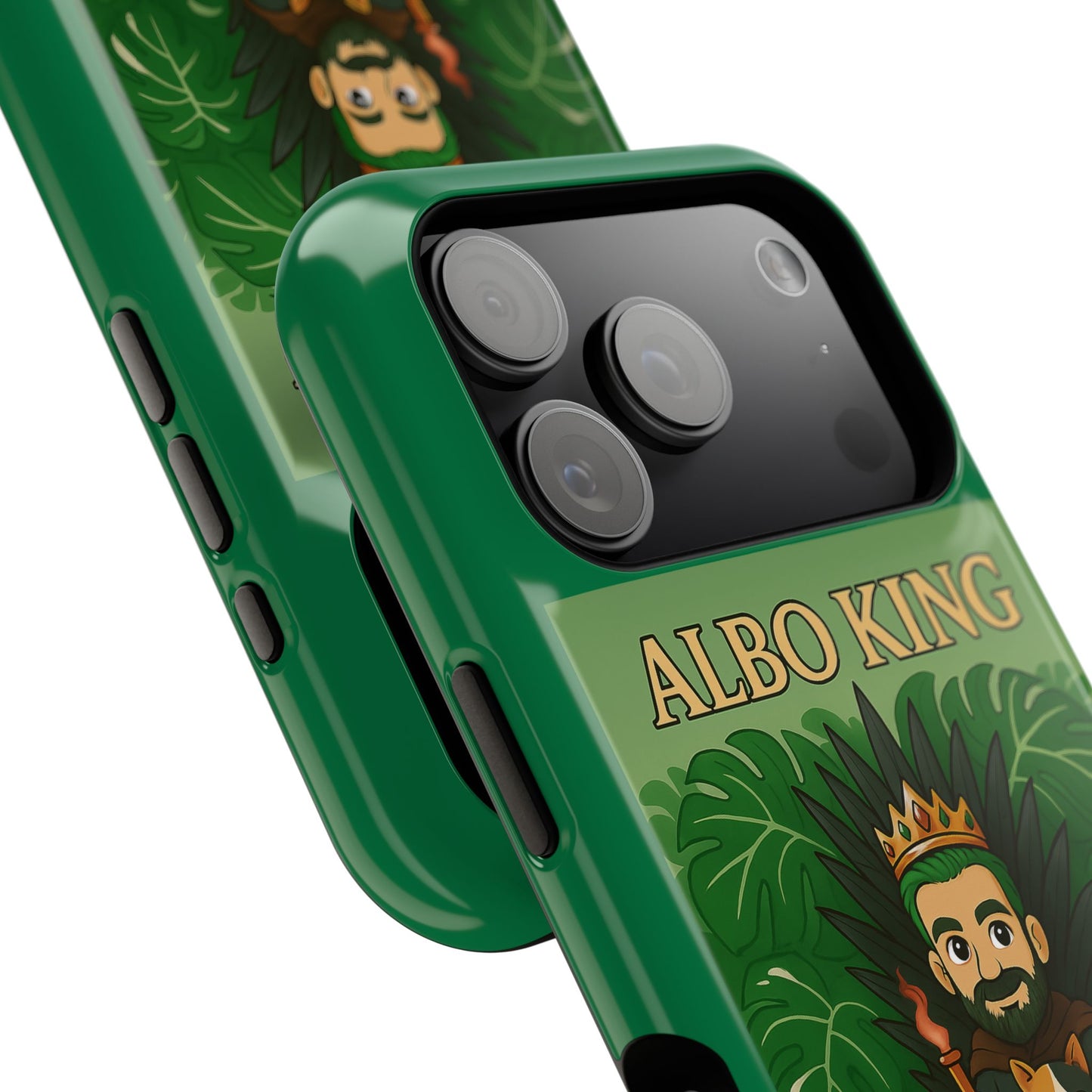 Impact-Resistant Phone Case — "Albo King" Jumanji Guardian Design