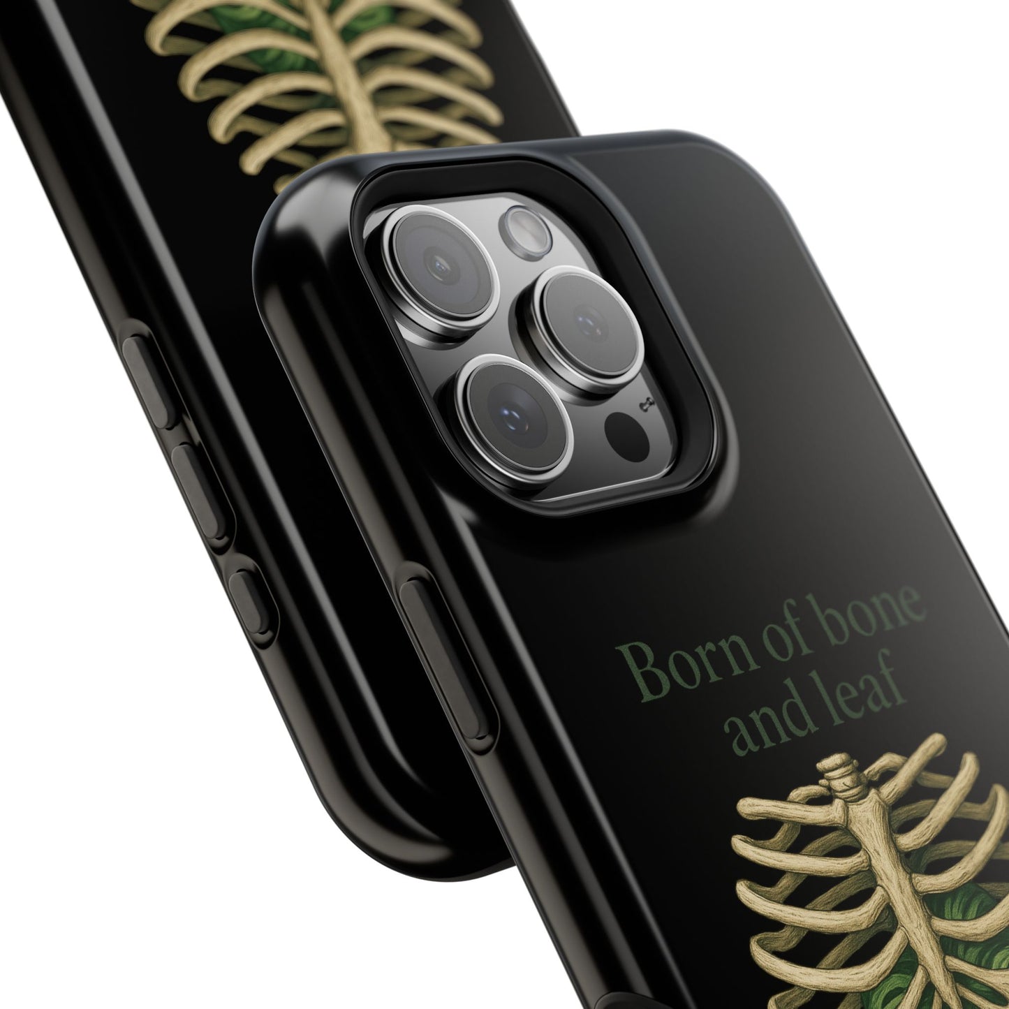 Born of Bone and Leaf Phone Case — Impact-Resistant iPhone Cover