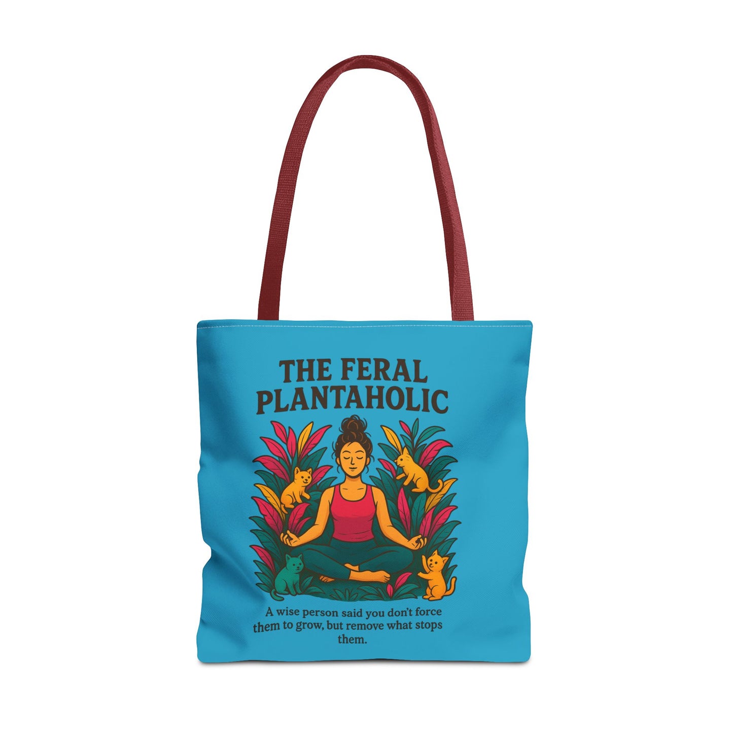 Feral Plantaholic Tote Bag - Eco-Friendly Shopping Bag, Gardening Lover Gift, Nature Enthusiast Accessory, Earth Day Must-Have