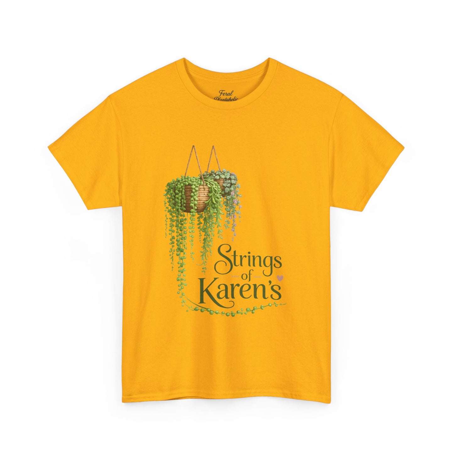 Strings of Karen's Plant Lover T‑Shirt — Hanging Pothos Graphic Tee