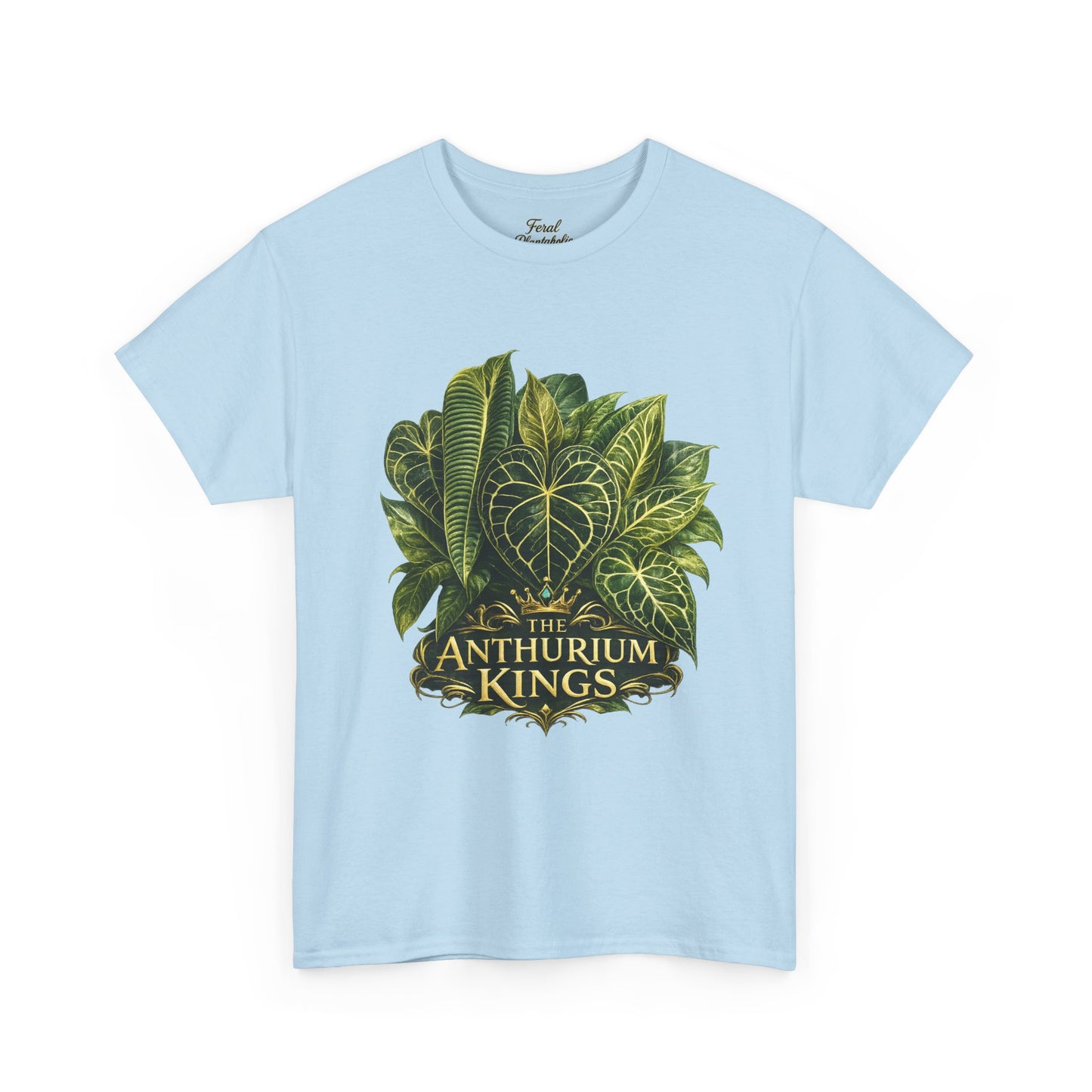 Anthurium Kings Tee — Botanical Green Leaf Plant Lover T-Shirt