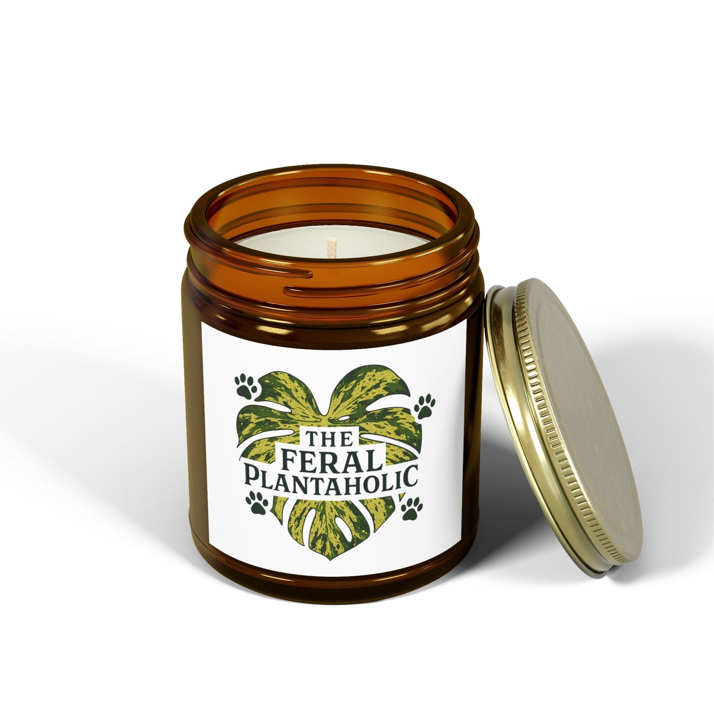 Feral Plantaholic Scented Candles, Aromatherapy, Eco-Friendly, Home Decor, Gifts for Plant Lovers