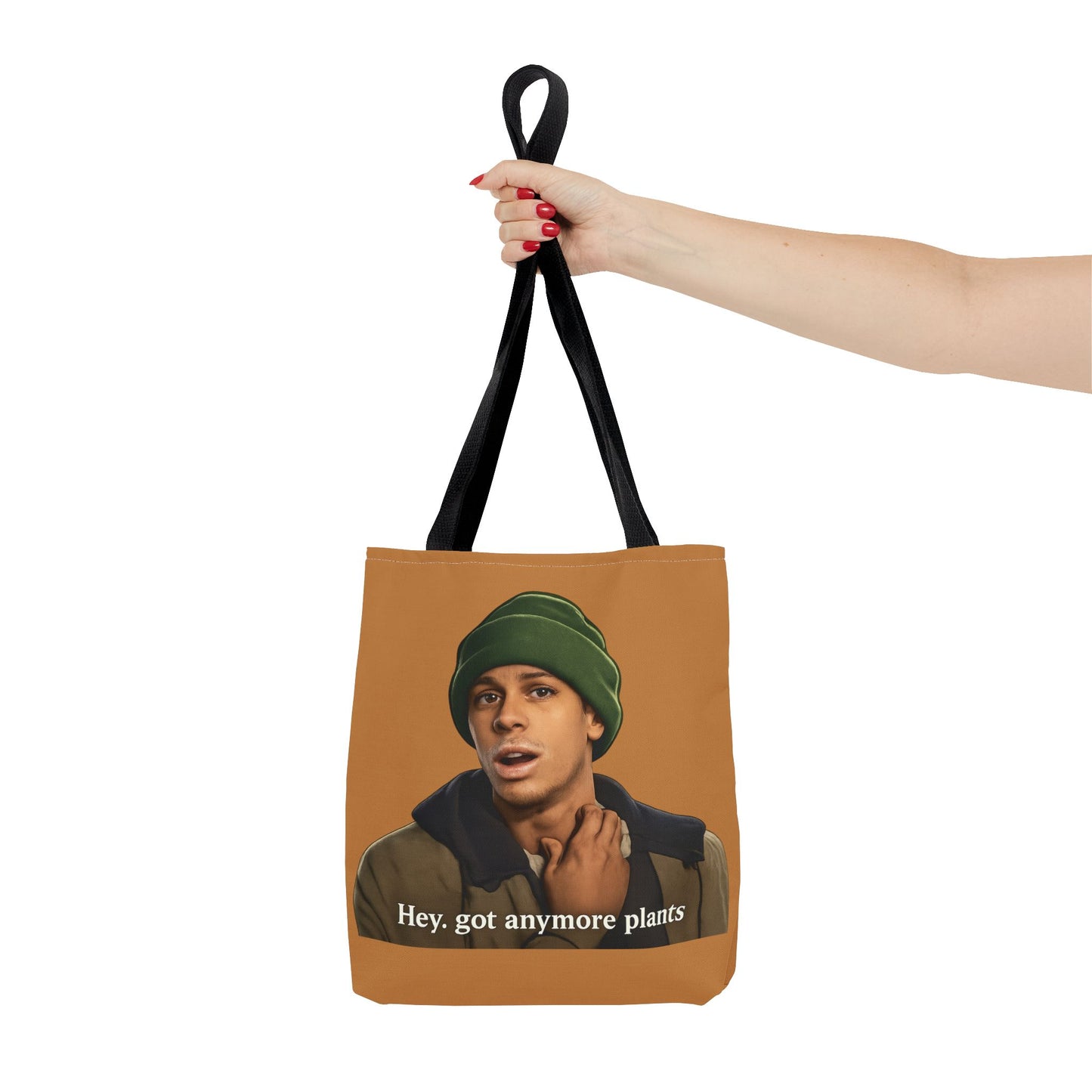 Funny Plant Lover Tote Bag — "Hey, got anymore plants" Graphic Tote