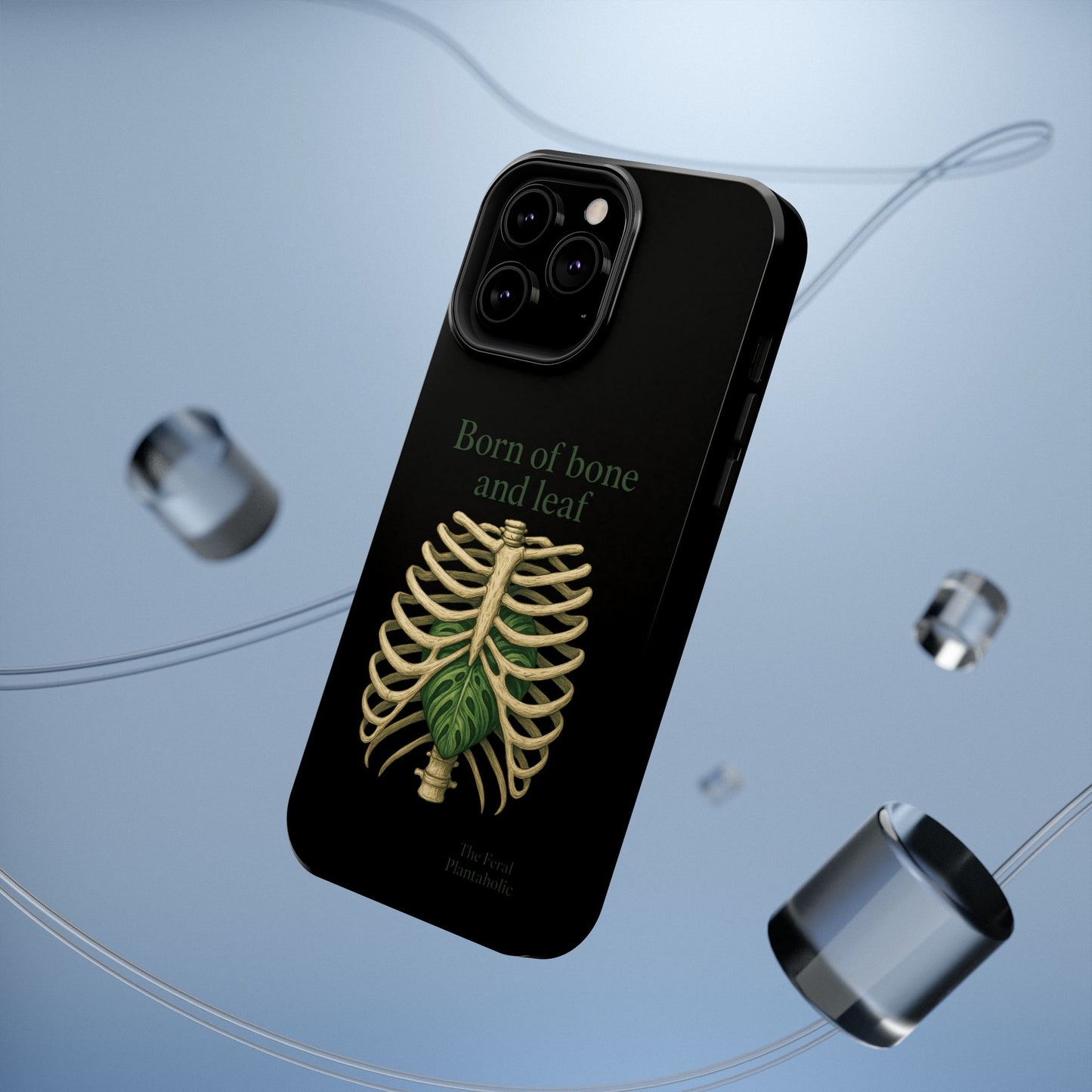Born of Bone and Leaf Phone Case — Impact-Resistant iPhone Cover