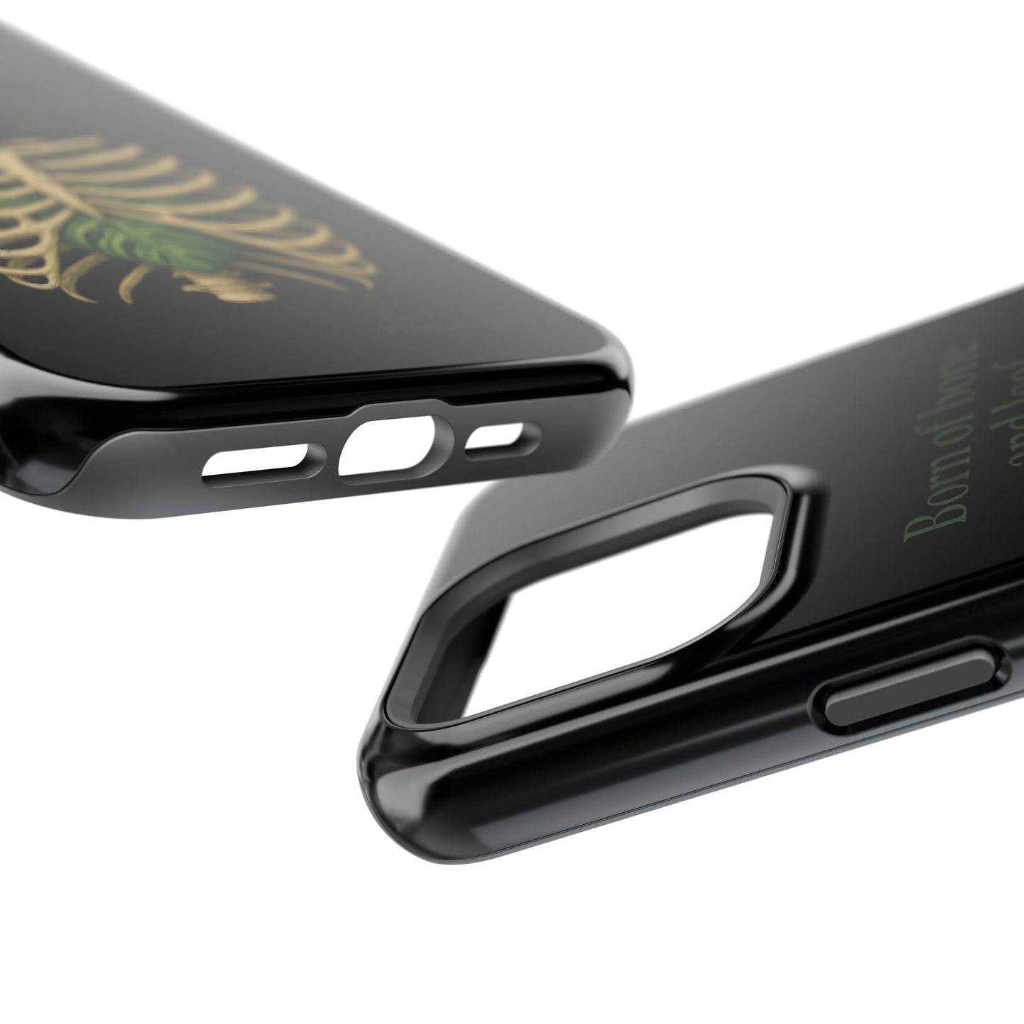 Born of Bone and Leaf Phone Case — Impact-Resistant iPhone Cover