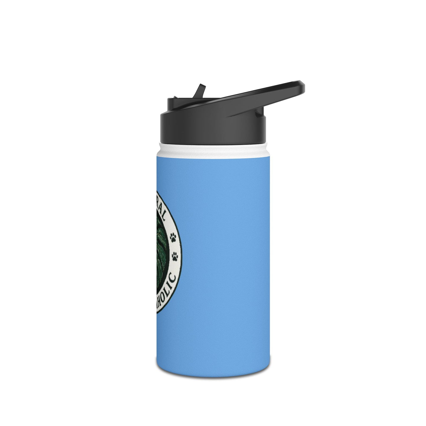 Eco-Friendly Plantaholic Water Bottle, Sustainable Hydration, Gift for Garden Lovers, Adventure Travel, Stylish Drinkware