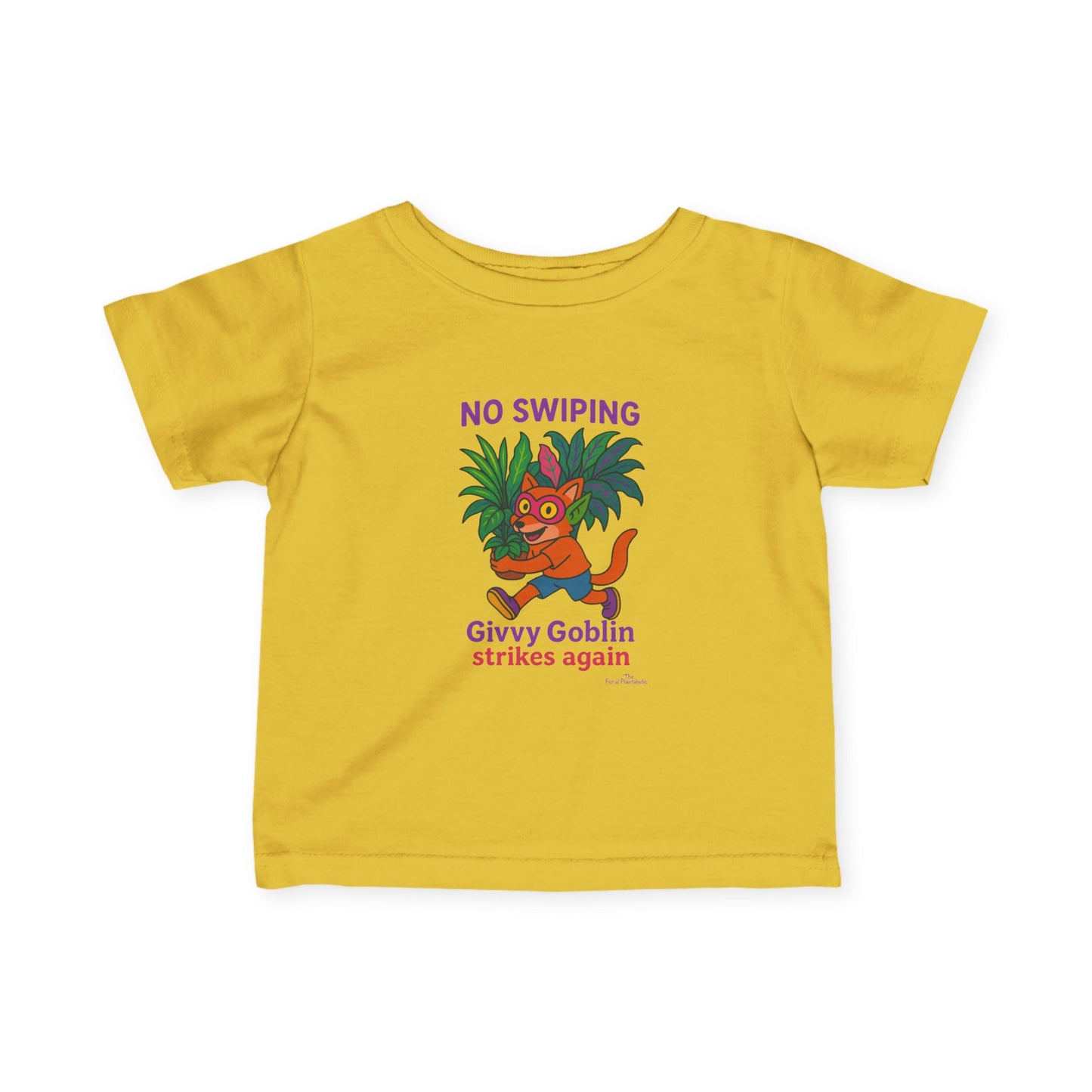 Playful Infant Tee with Goblin Design, Cute Baby Shirt, Fun Toddler Top, Gift for Kids, Nursery Decor, Playful Clothing
