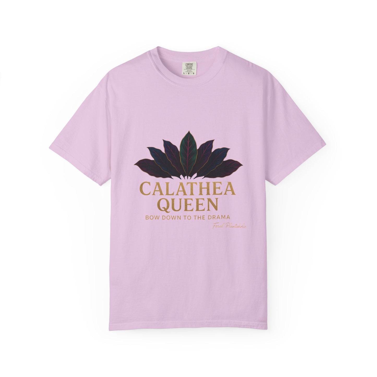 Calathea Queen T-Shirt | Unisex Plant Lover Tee, Botanical Gift, Houseplant Apparel, Nature Lover Wear, Eco-Friendly Statement Top