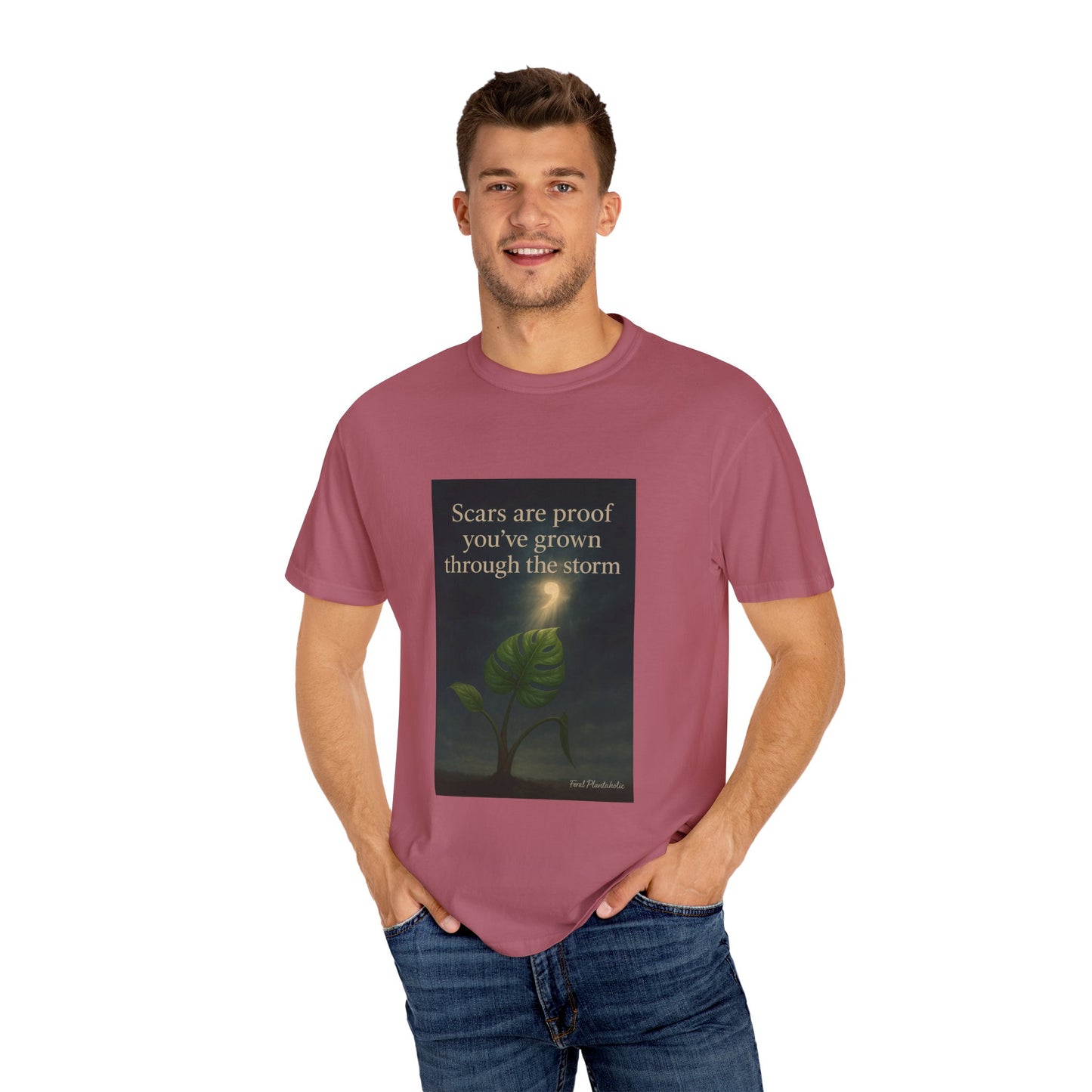 Inspiring Growth T-Shirt - Scars are Proof, Perfect for Motivational Gifts, Self-Care, Encouragement, Unisex Apparel
