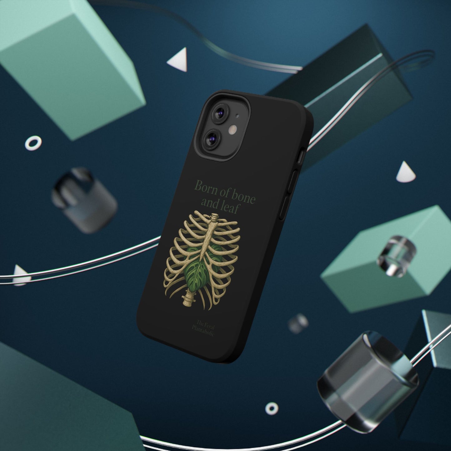 Born of Bone and Leaf Phone Case — Impact-Resistant iPhone Cover