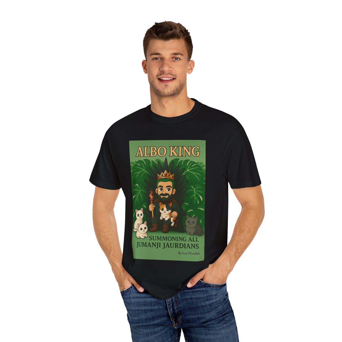 Albo King T-Shirt – "Summoning All Jumanji Jaurdians" Graphic Tee