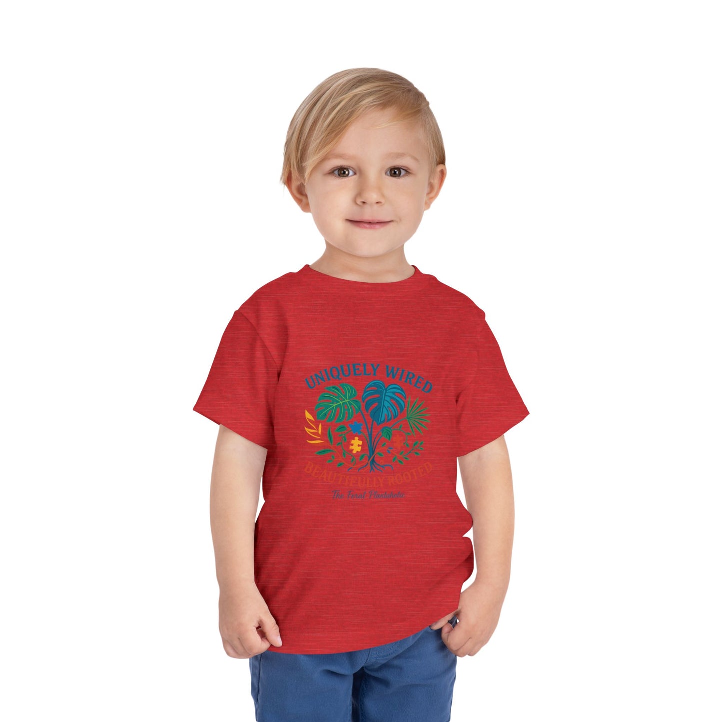 Tropical Vibes Toddler Tee - Uniquely Wired, Beautifully Rooted