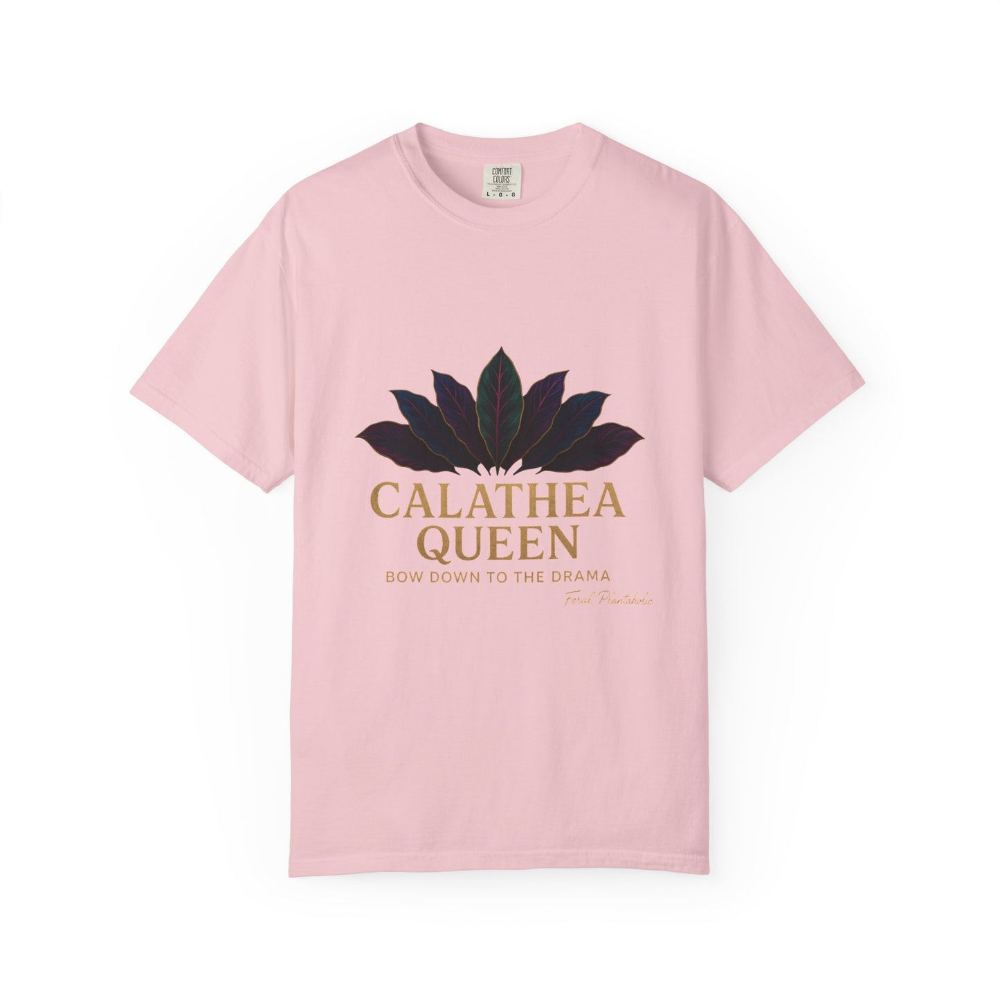 Calathea Queen T-Shirt | Unisex Plant Lover Tee, Botanical Gift, Houseplant Apparel, Nature Lover Wear, Eco-Friendly Statement Top