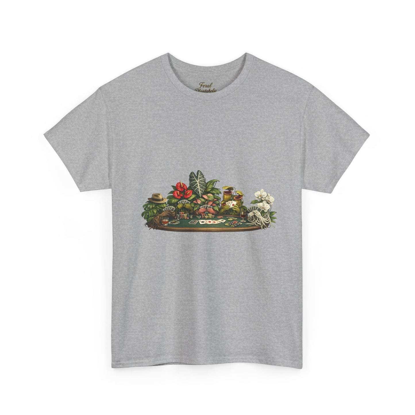 Vintage Botanical Dish Garden Tee — Floral Still Life Graphic T-Shirt