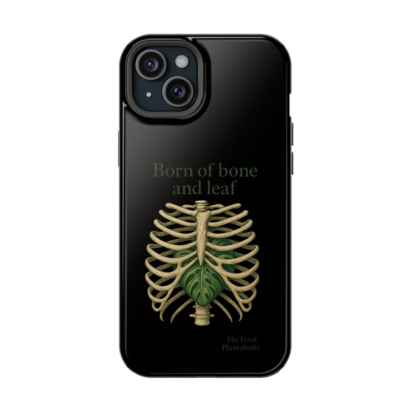 Born of Bone and Leaf Phone Case — Impact-Resistant iPhone Cover