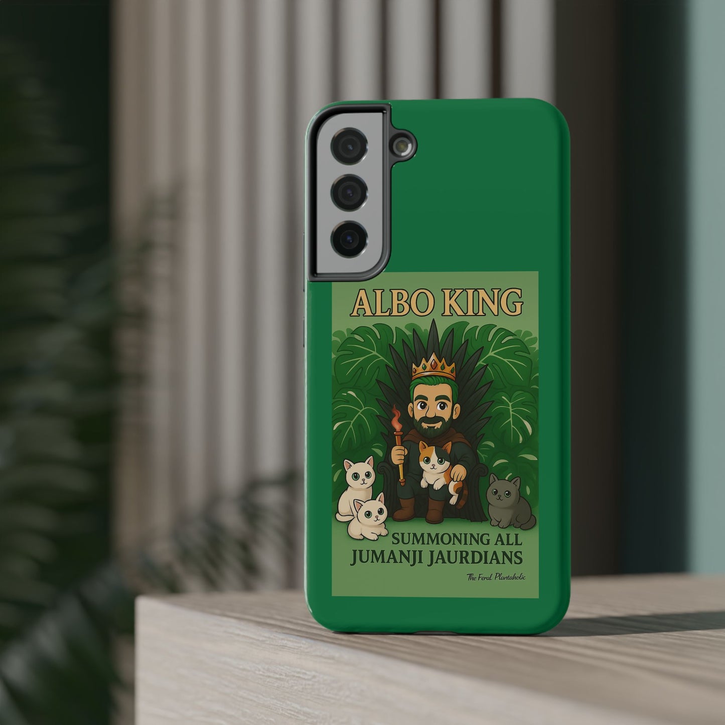 Impact-Resistant Phone Case — "Albo King" Jumanji Guardian Design