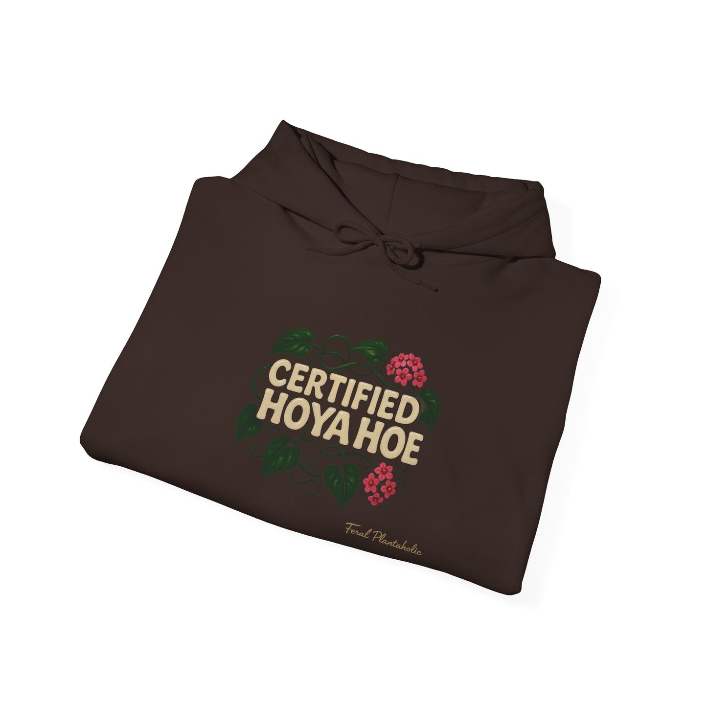Certified Hoya Hoe Hoodie, Cute Plant Lover Sweatshirt, Gardening Gift, Cozy Unisex Sweater, Nature Lover Apparel