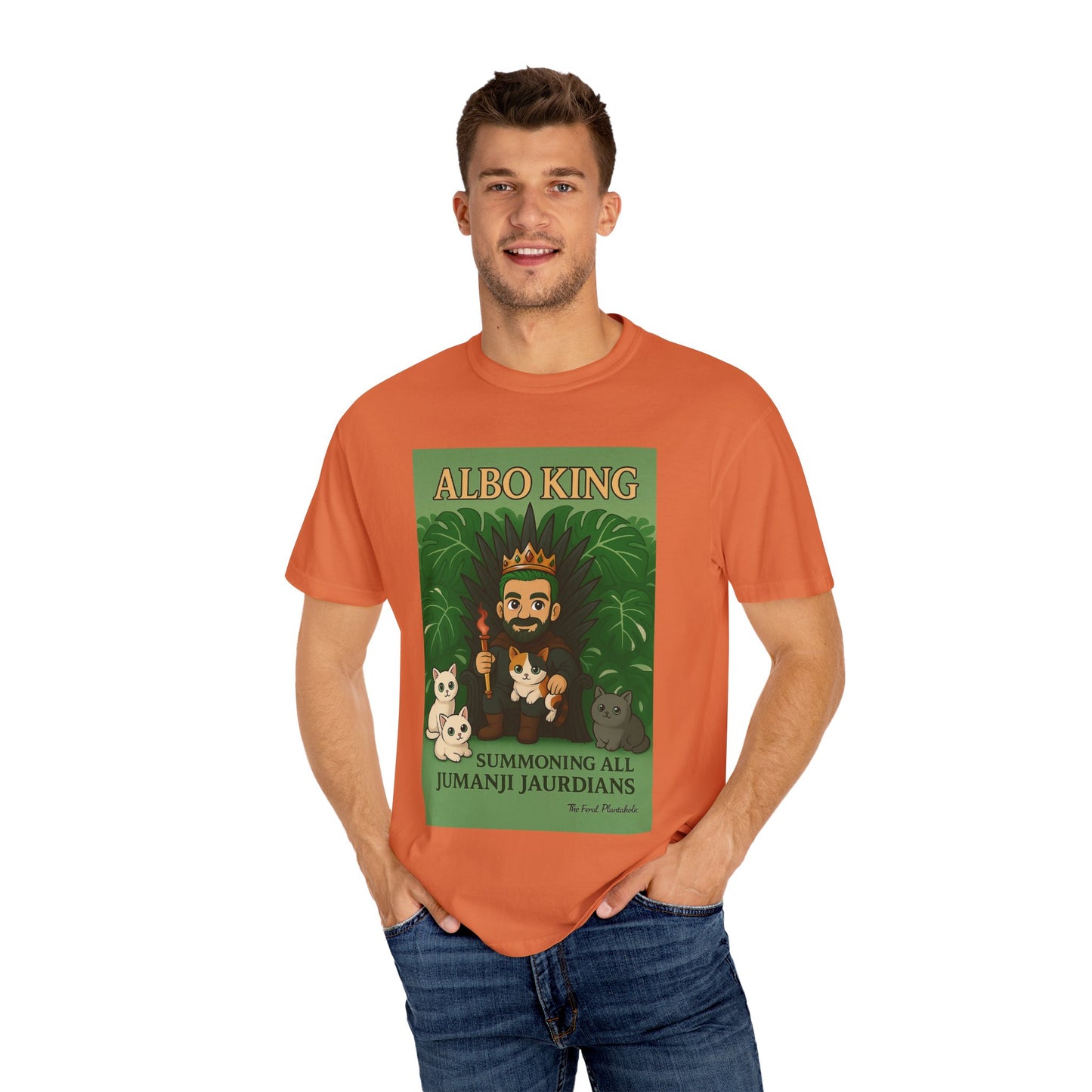 Albo King T-Shirt – "Summoning All Jumanji Jaurdians" Graphic Tee