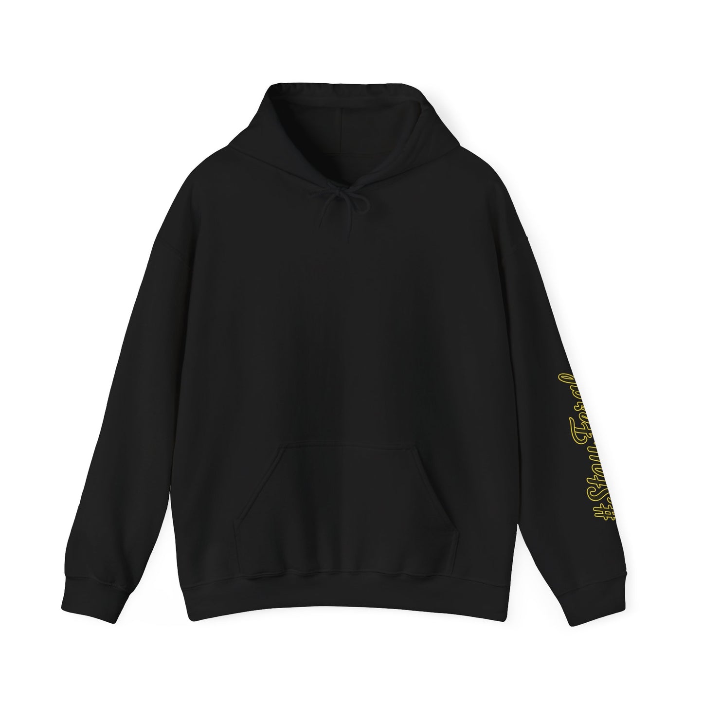 Hoodie — "I Buy My Myself Flowers" Floral Graphic Hoodie with #staypeace Sleeve