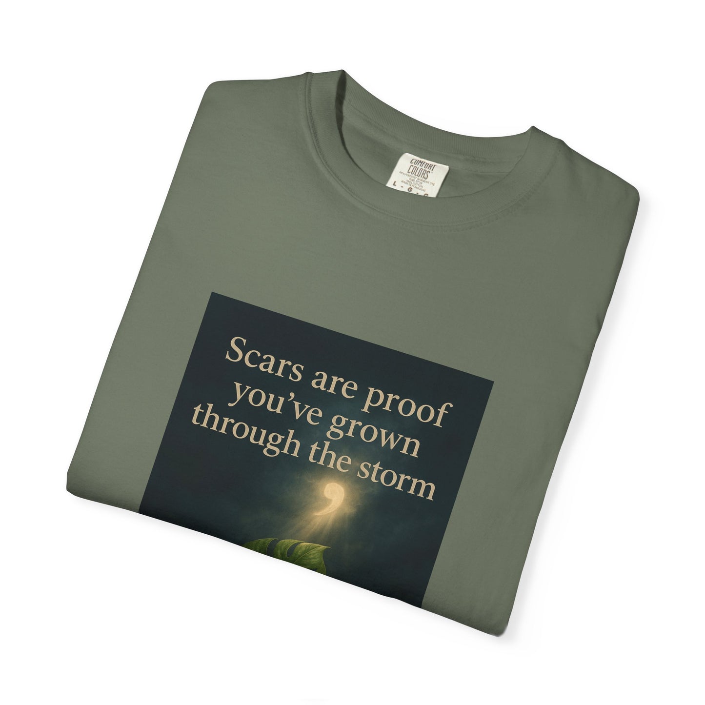 Inspiring Growth T-Shirt - Scars are Proof, Perfect for Motivational Gifts, Self-Care, Encouragement, Unisex Apparel