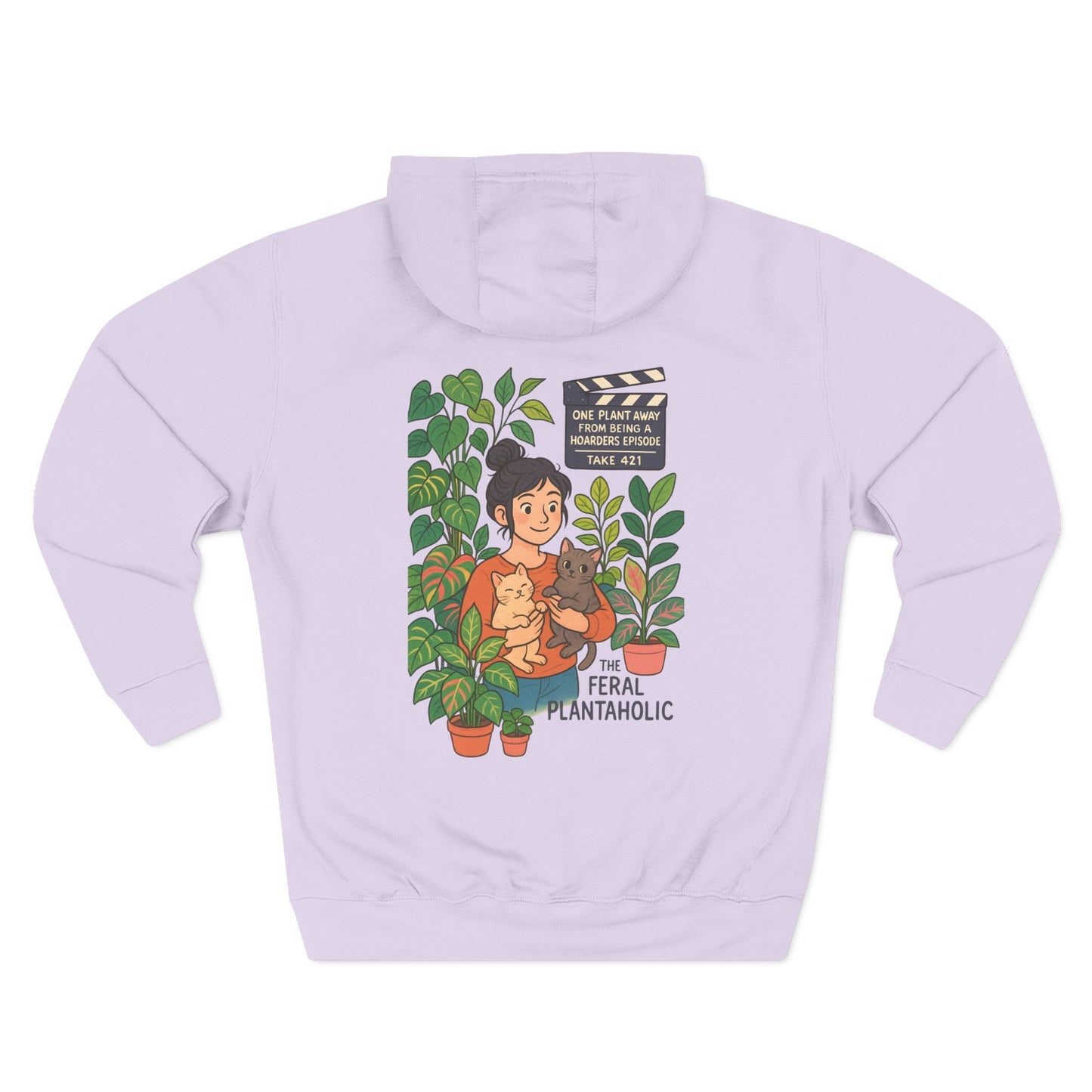 Cozy Feral Plant Parent Hoodie, Nature Lover Gift, Cute Pet Enthusiast Sweatshirt, Perfect for Plant Lovers, Eco-Friendly Fashion