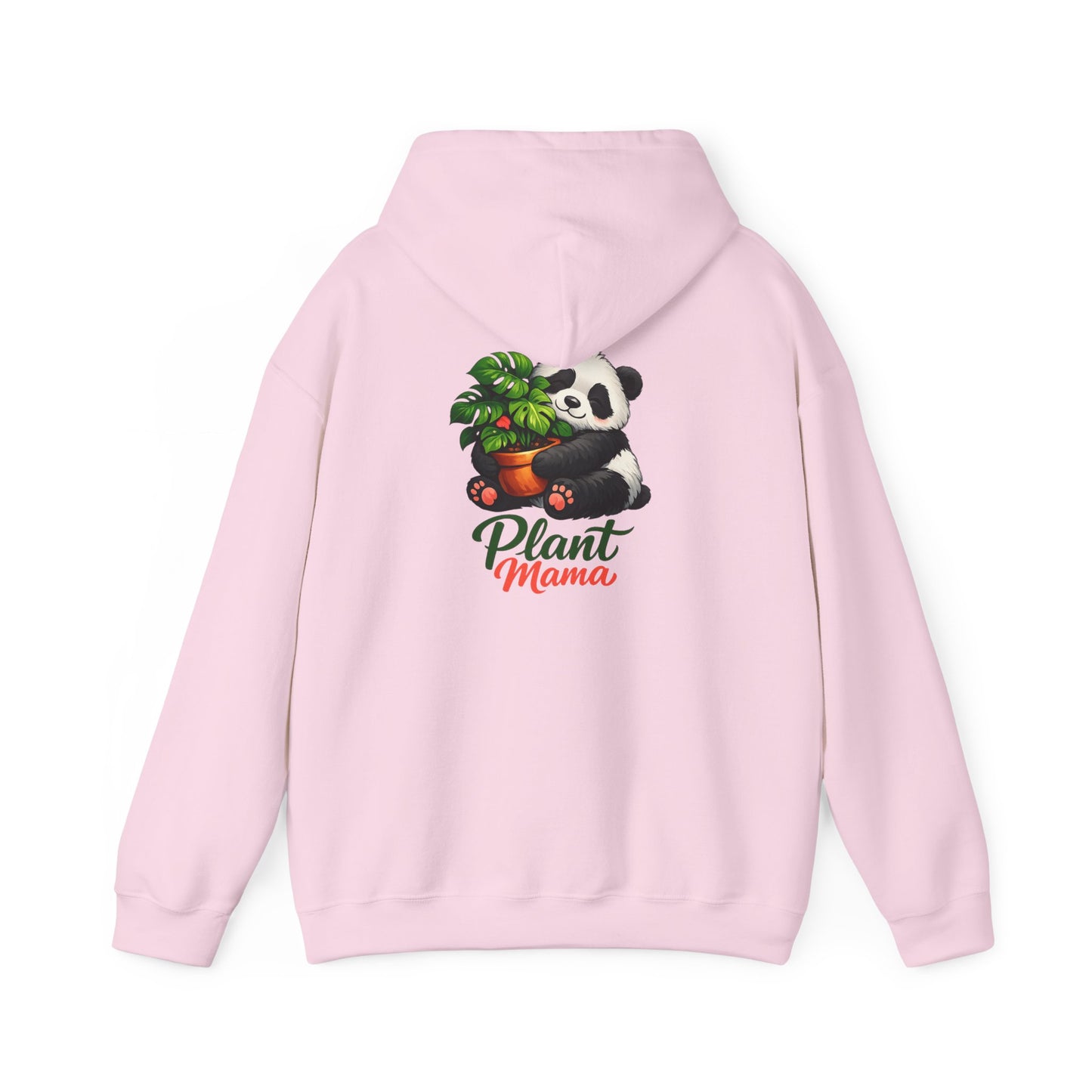Plant Mama Hoodie — Cute Panda Holding Houseplant Sweatshirt
