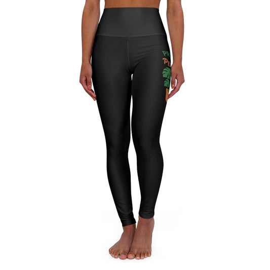 Yoga Leggings with Plant Design | High Waisted Athletic Wear for Active Lifestyles, Fitness Fashion, Gift for Yoga Lovers, Workout [...]
