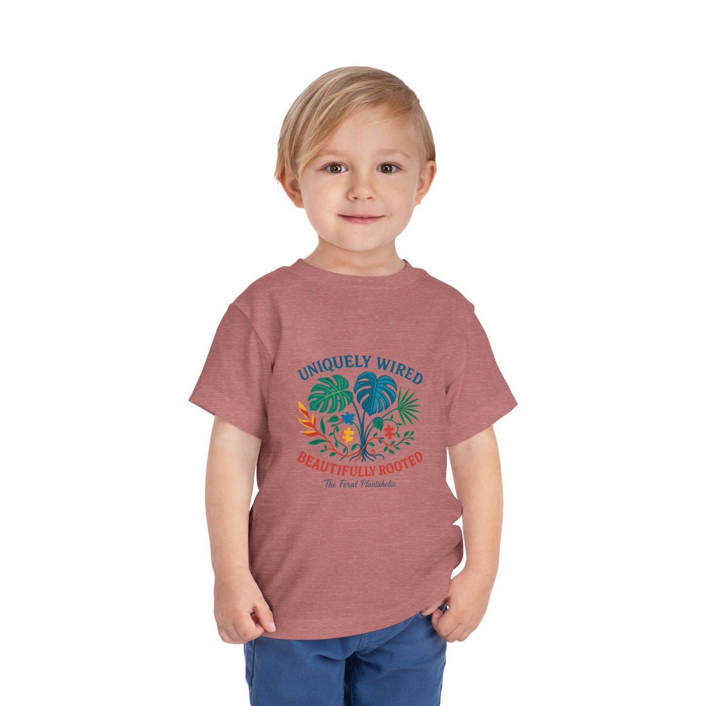 Tropical Vibes Toddler Tee - Uniquely Wired, Beautifully Rooted