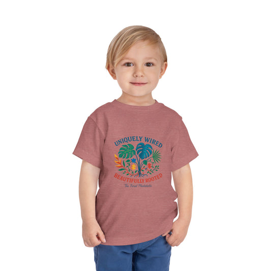 Tropical Vibes Toddler Tee - Uniquely Wired, Beautifully Rooted