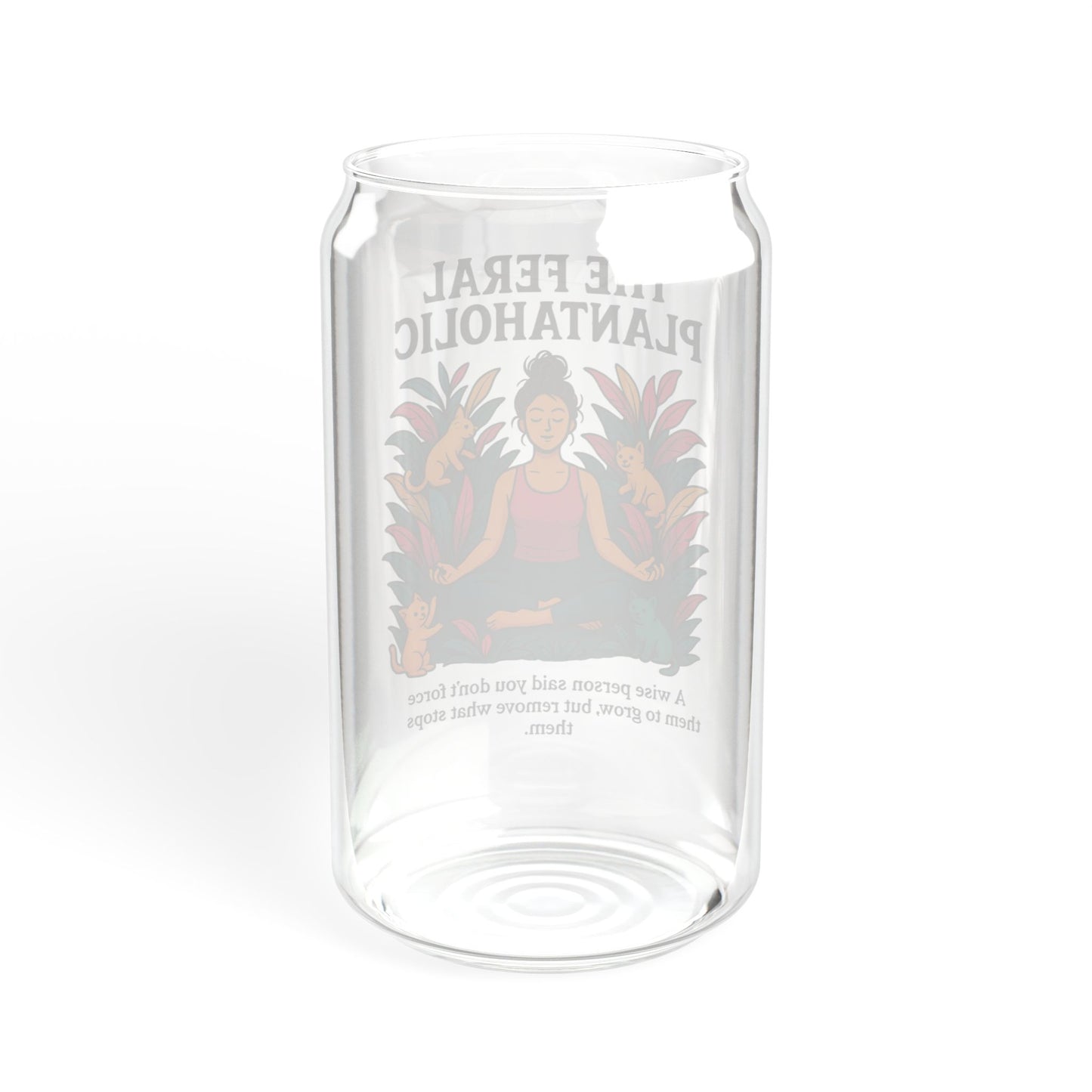 Eco-Friendly Sipper Glass | The Feral Plantaholic | Ideal for Plant Lovers, Gifts, Events, Sustainable Living