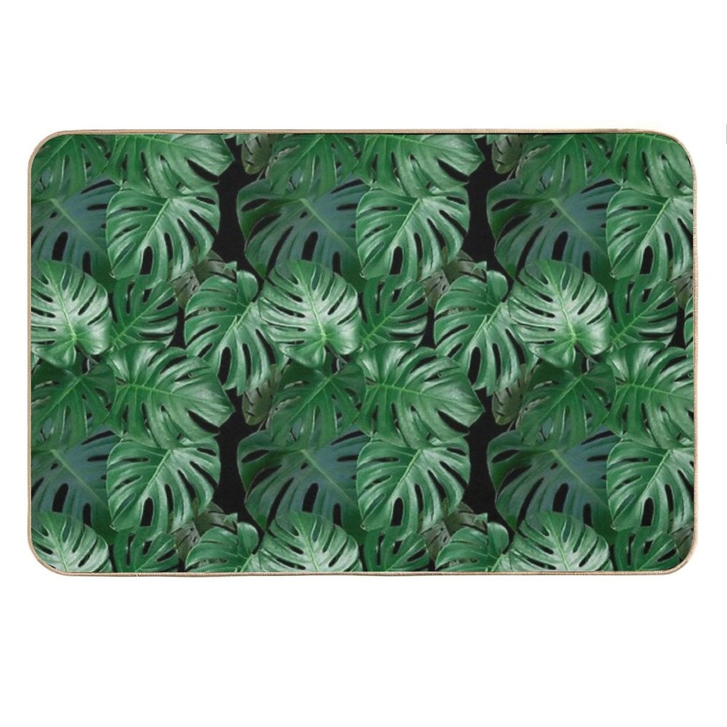 Monstera Madness Bath Mat