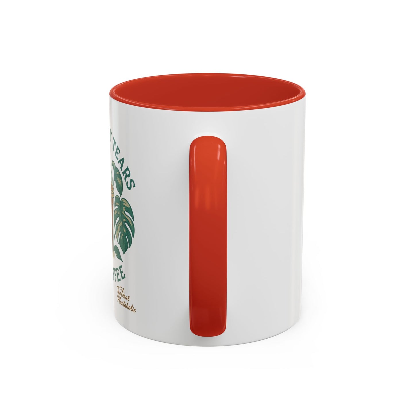 Watered by Tears and Coffee Mug, Funny Coffee Cup, Gift for Coffee Lovers, Inspirational Beverage Mug, Unique Kitchen Decor