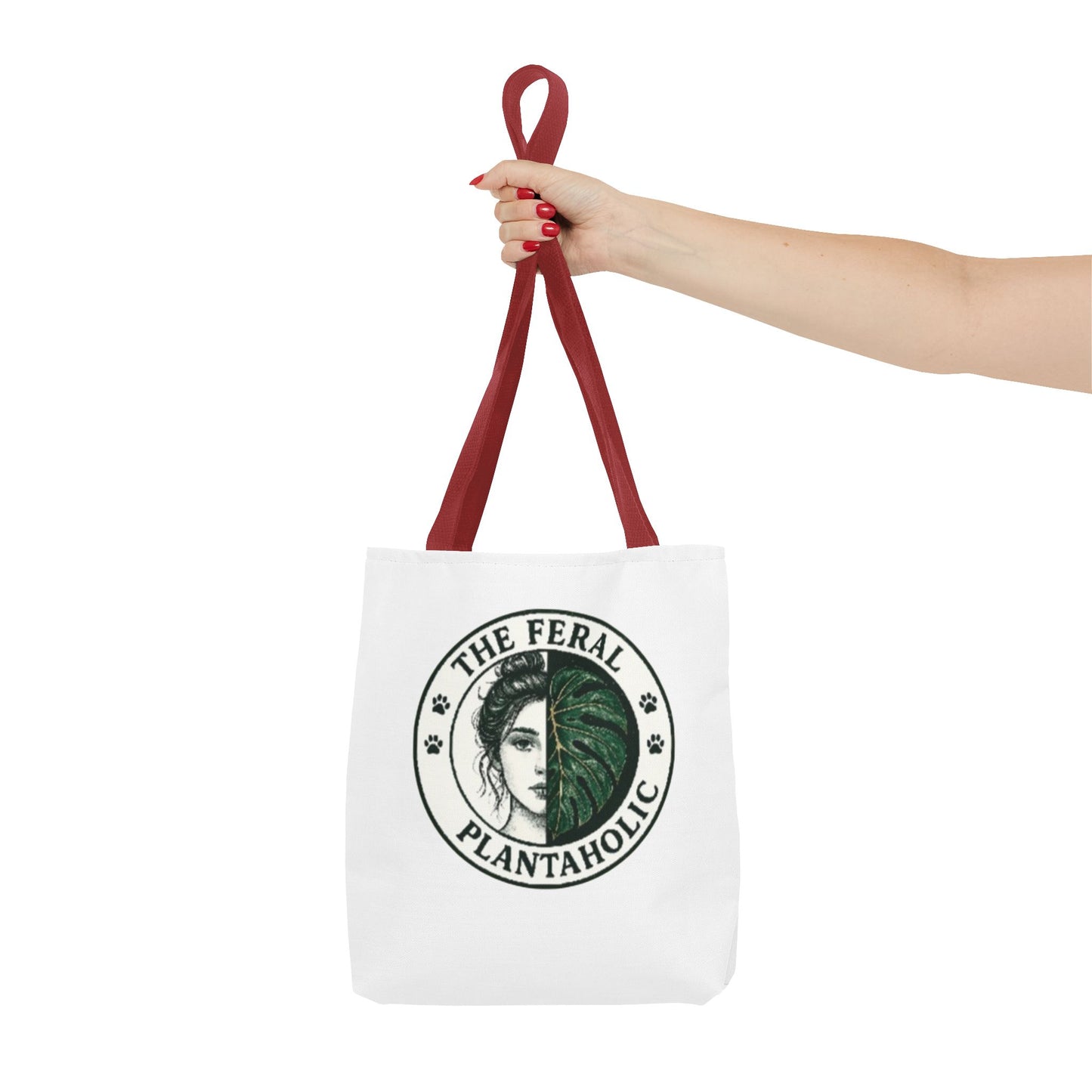 Feral Plantaholic Tote Bag | Eco-Friendly Grocery Bag, Gift for Plant Lovers, Boho Style, Greenery Accessories
