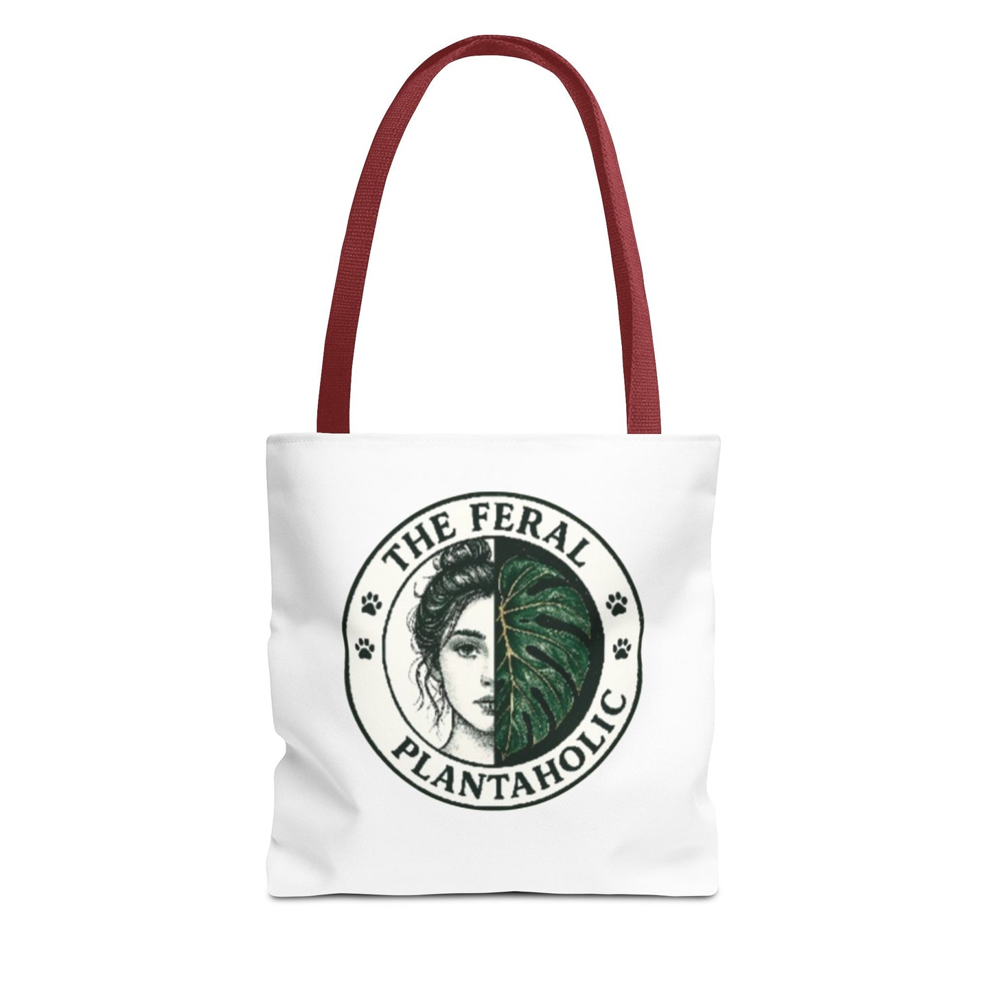 Feral Plantaholic Tote Bag | Eco-Friendly Grocery Bag, Gift for Plant Lovers, Boho Style, Greenery Accessories